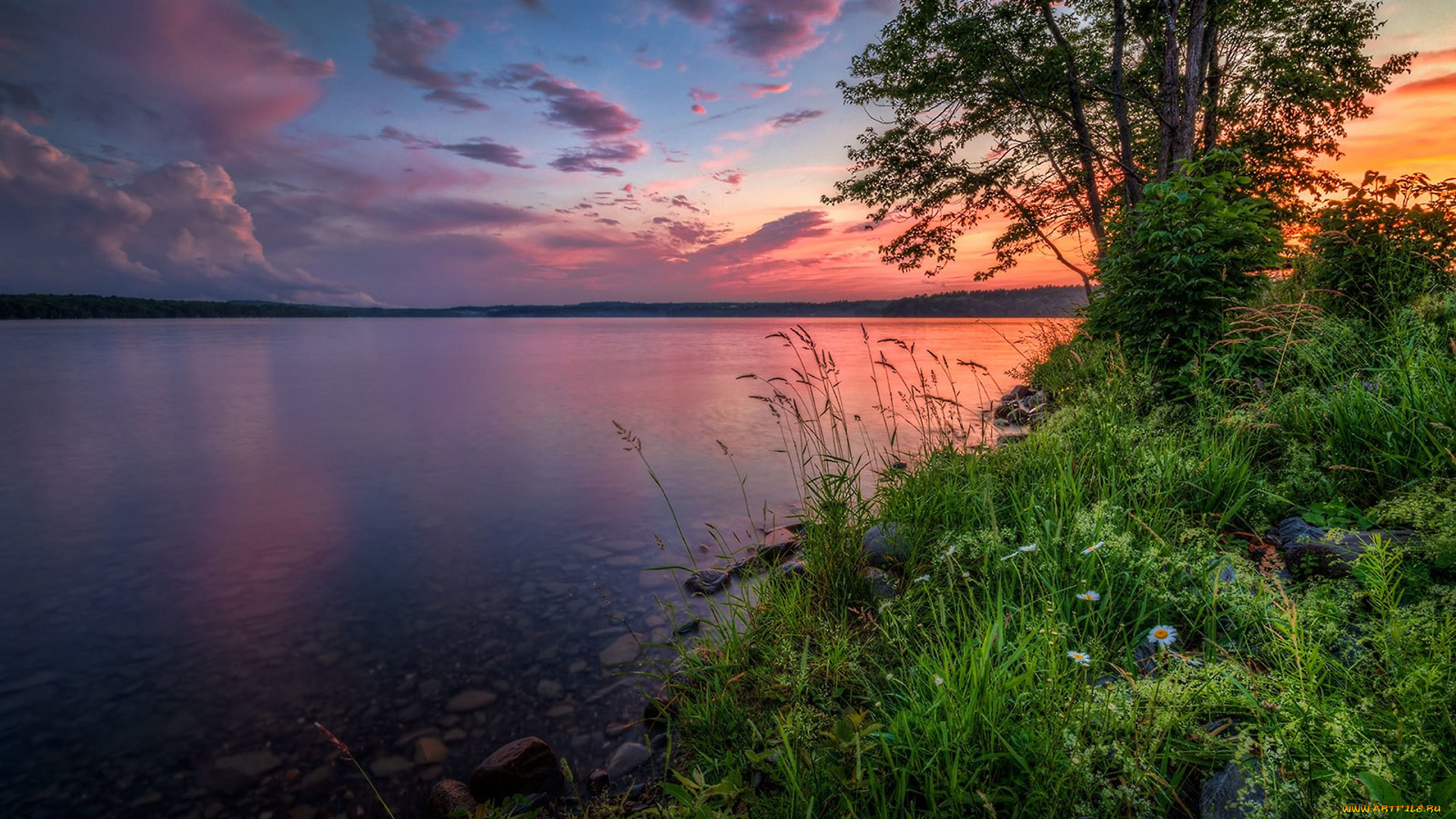 природа, восходы, закаты, простор