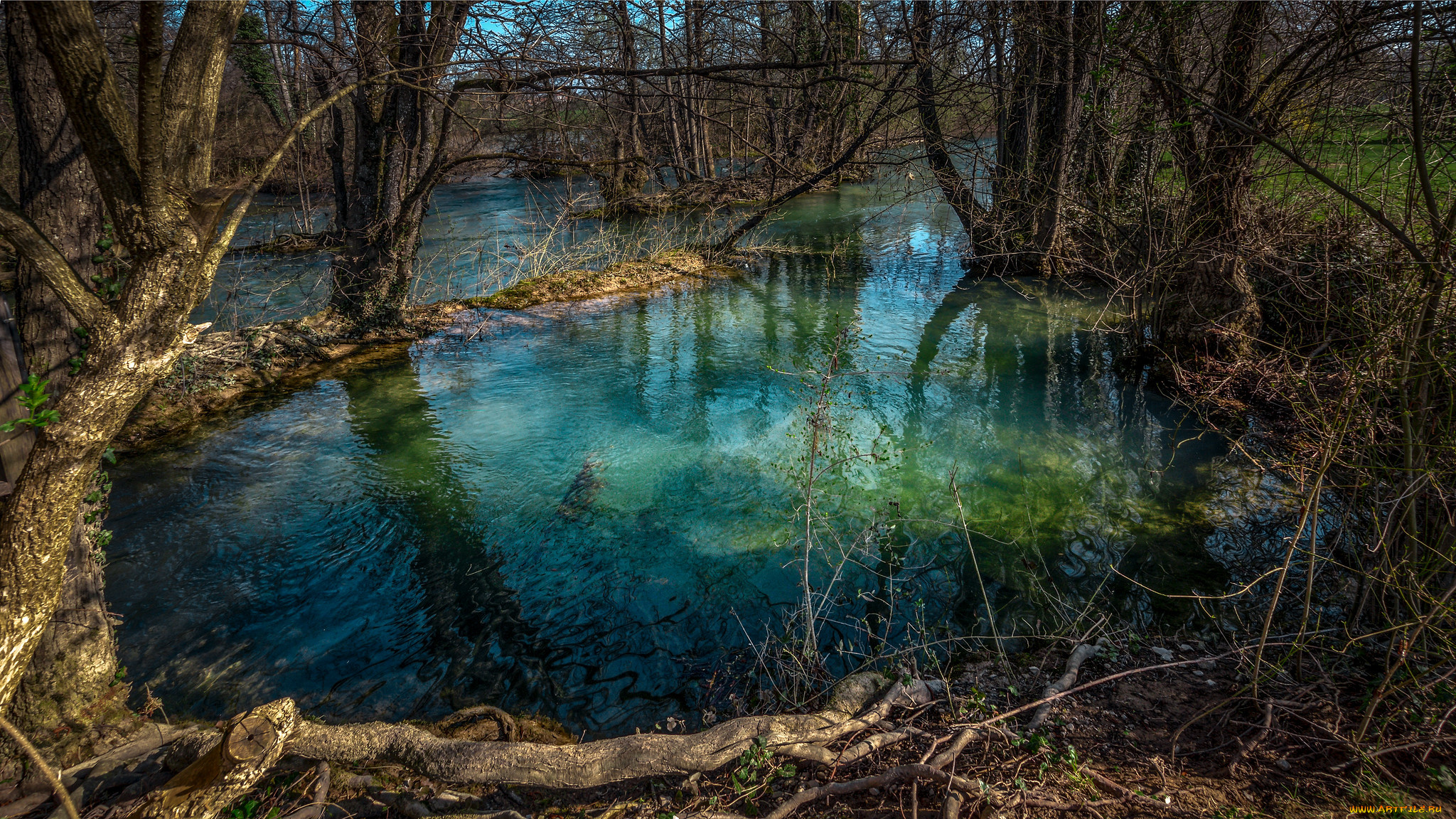 природа, реки, озера, простор