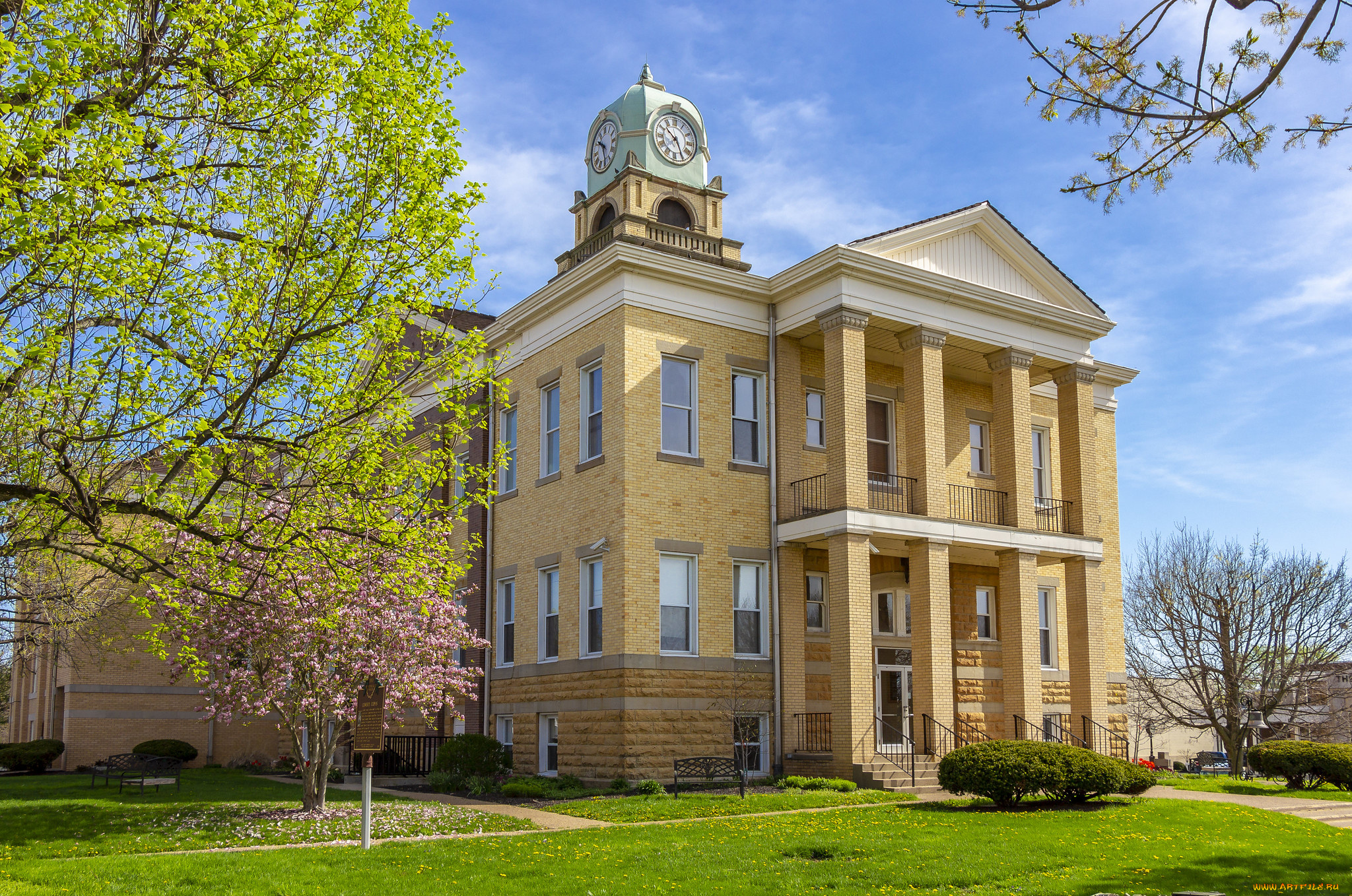 города, -, здания, , дома, простор