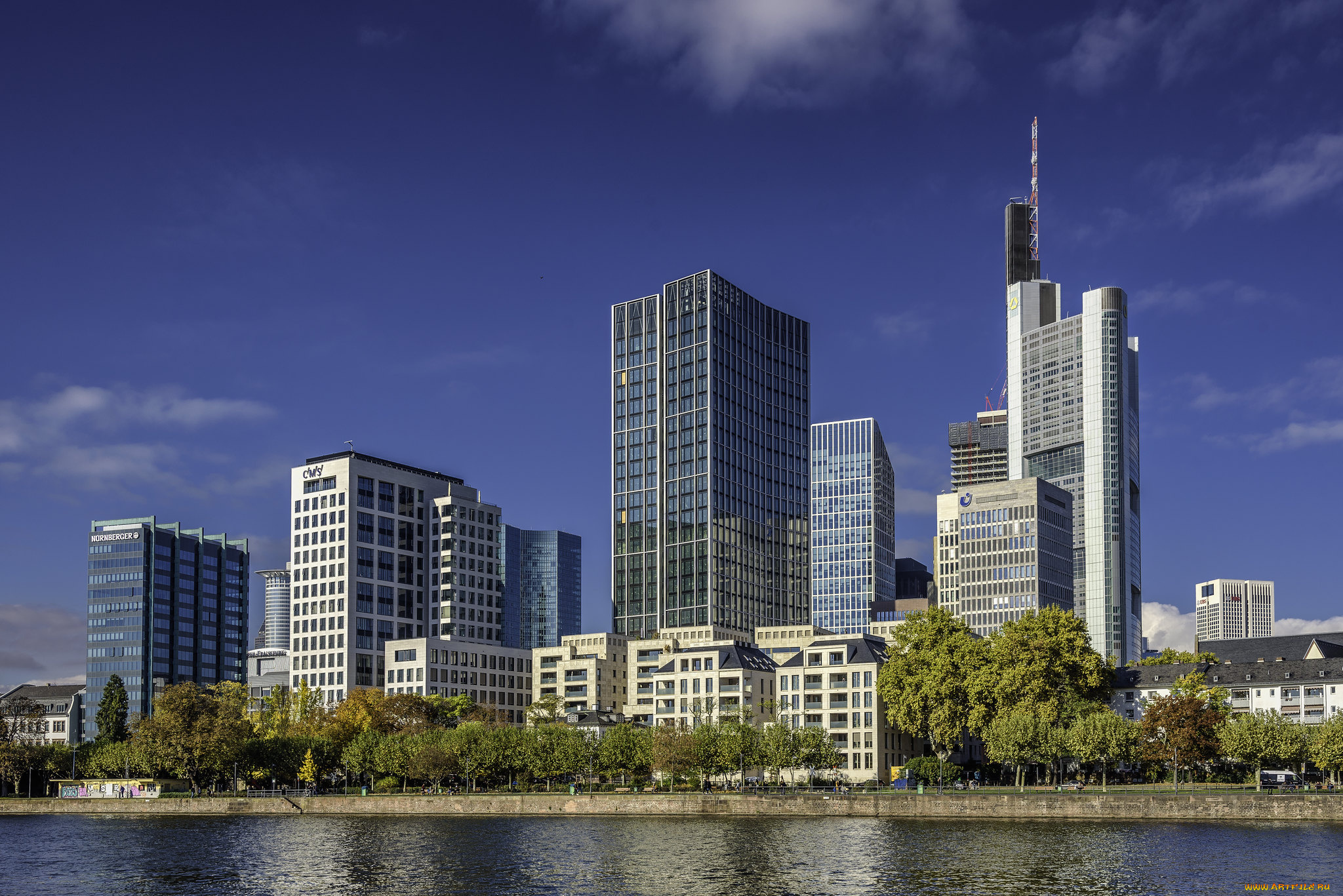 frankfurt, at, the, main, города, франкфурт-на-майне, , германия, простор