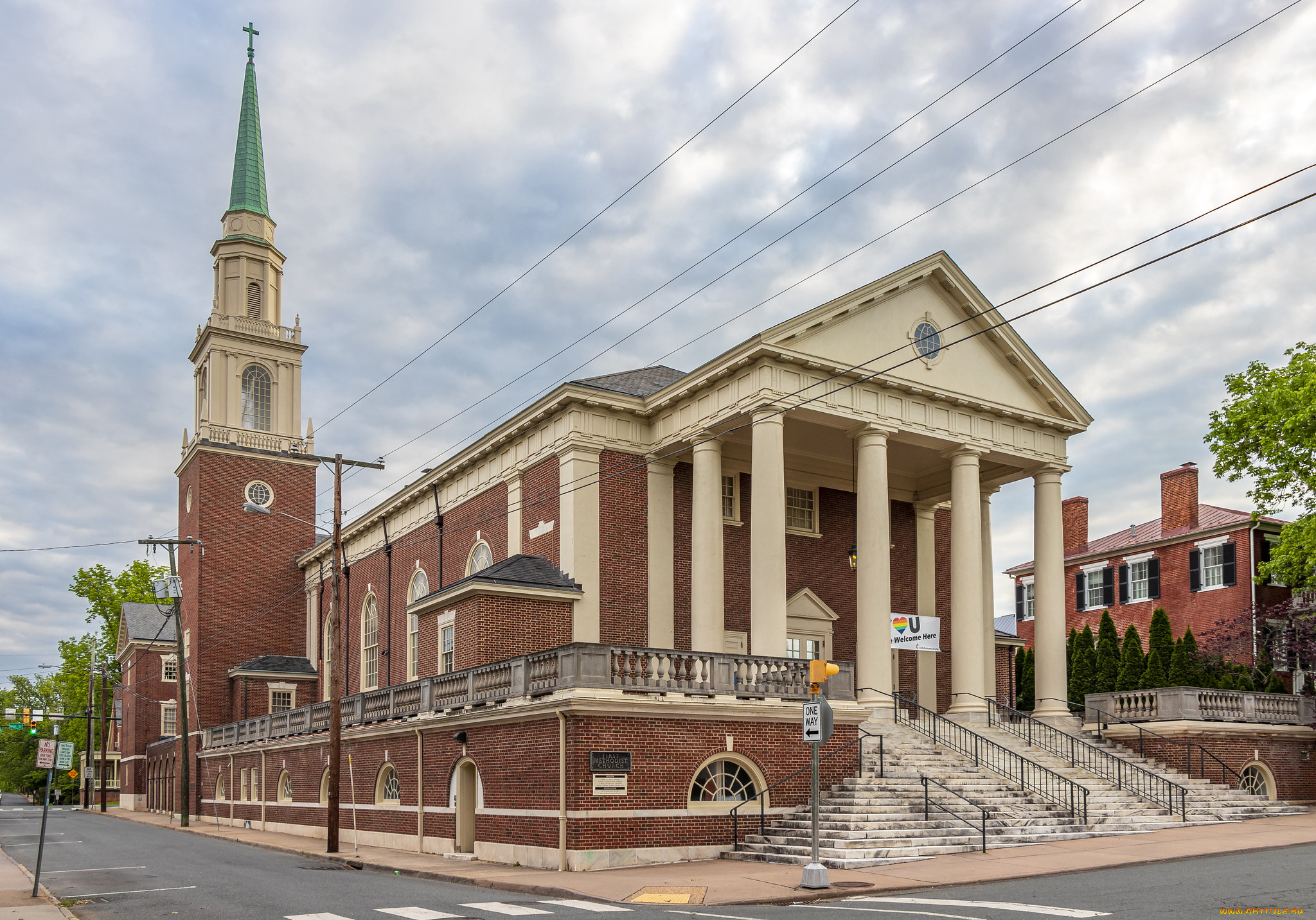 города, -, здания, , дома, простор