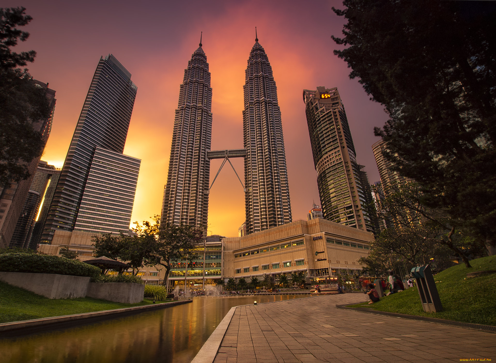 города, куала-лумпур, , малайзия, простор