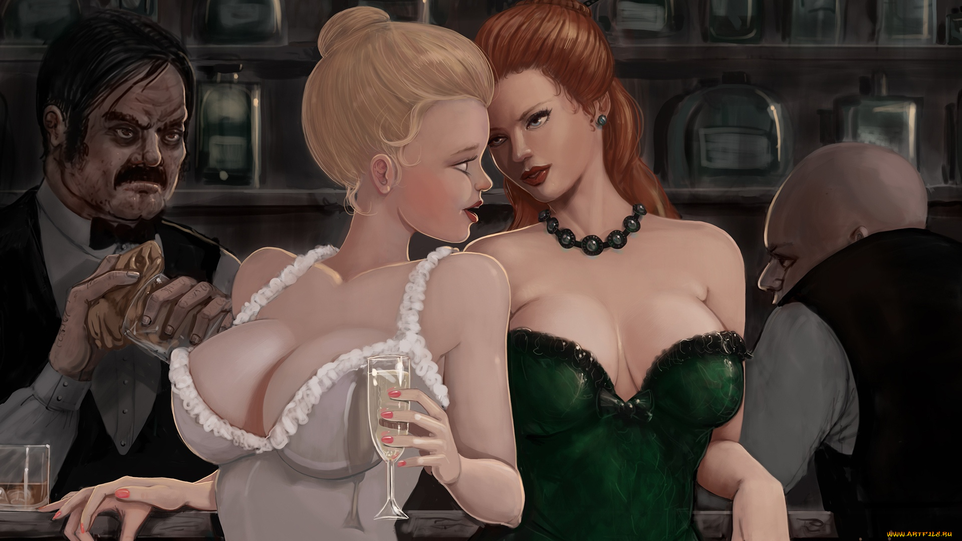 рисованное, люди, madam, yneddt