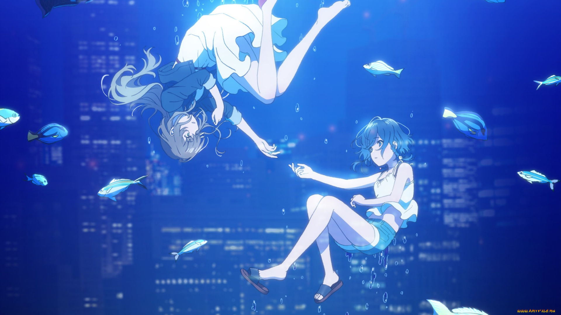 shiroi, suna, no, aquatope, аниме, aquatope, of, white, sand