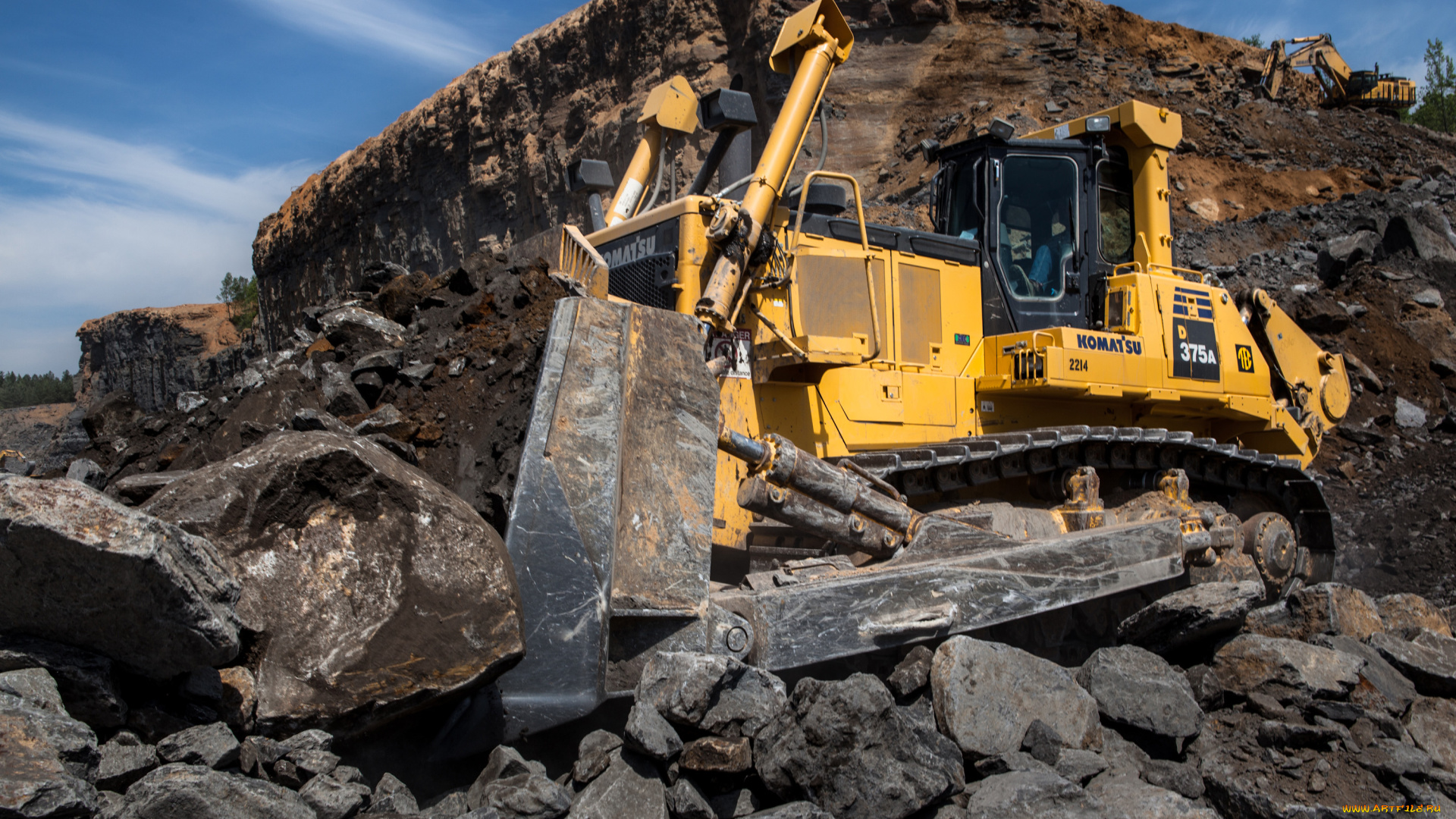 техника, бульдозеры, komatsu