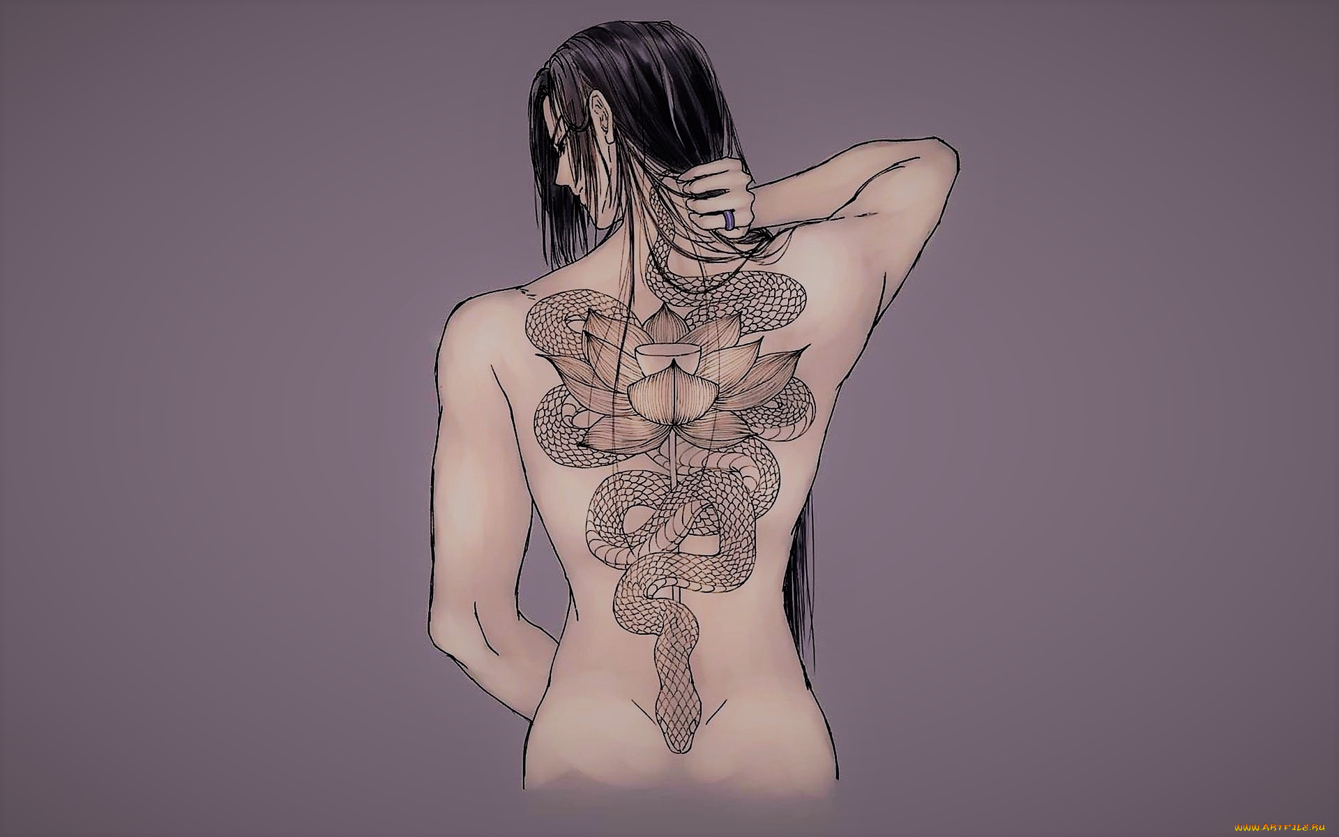 аниме, mo, dao, zu, shi, цзян, чэн, тату