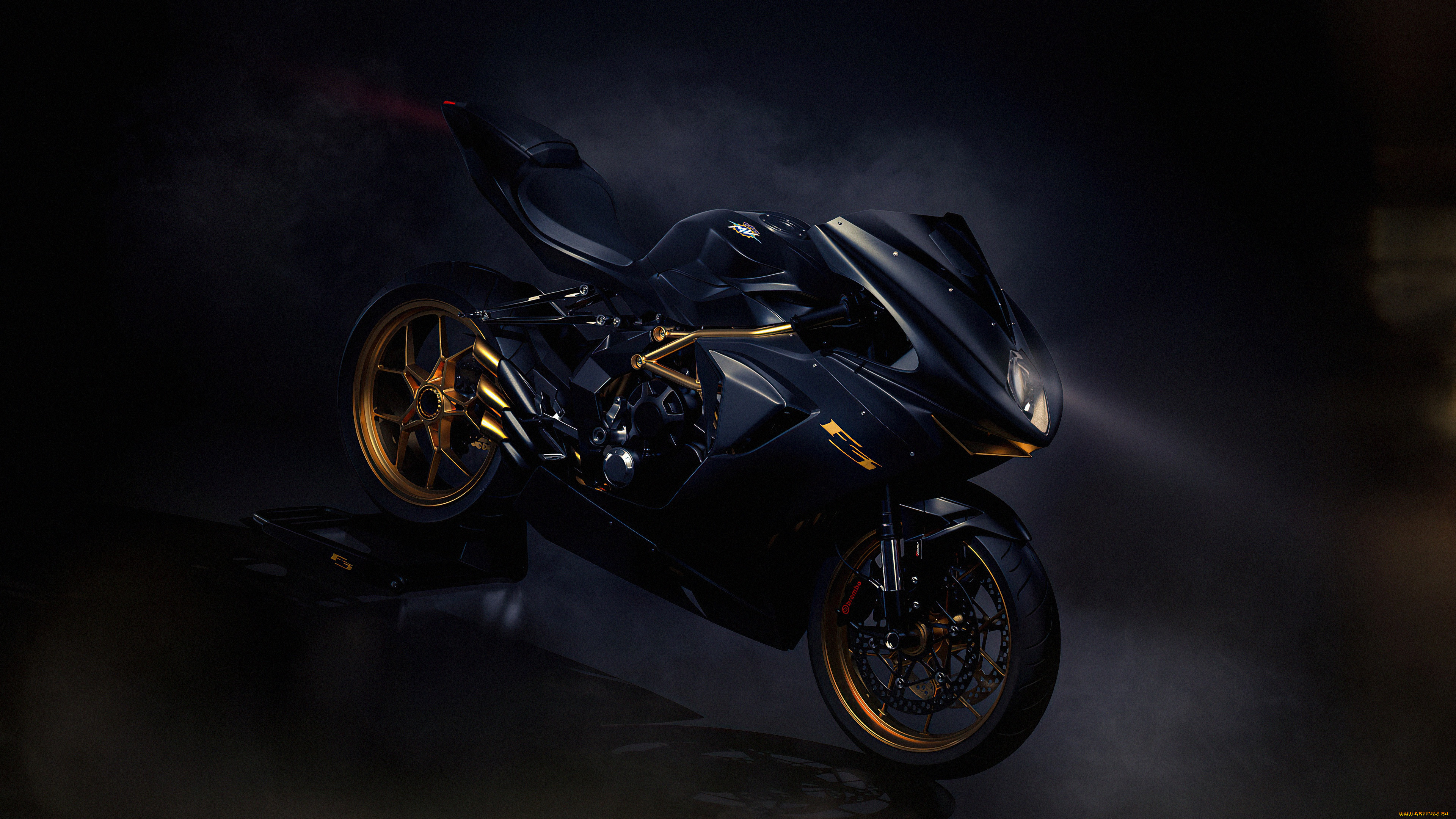мотоциклы, mv, agusta, bike, sportbike, dark, background, augusta, mv, f3, 800