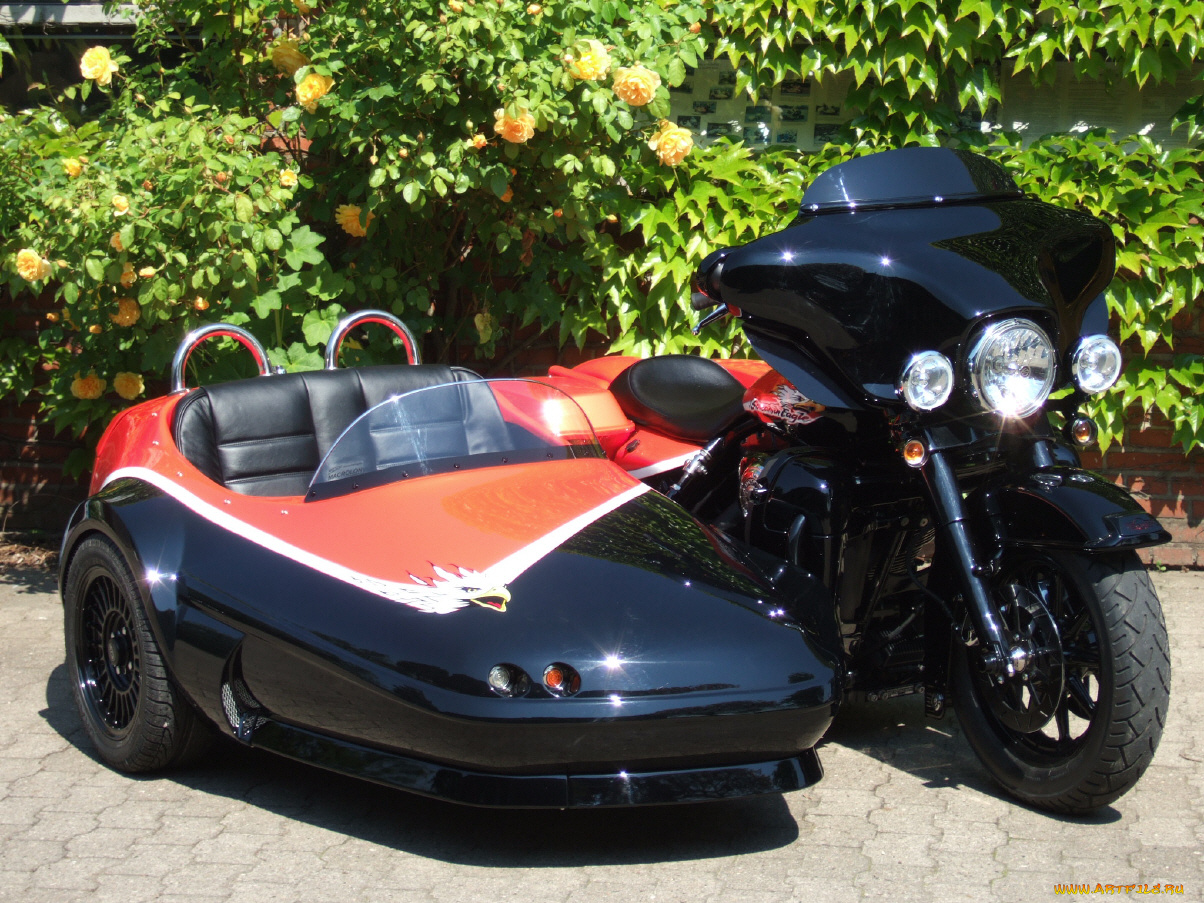 мотоциклы, коляской