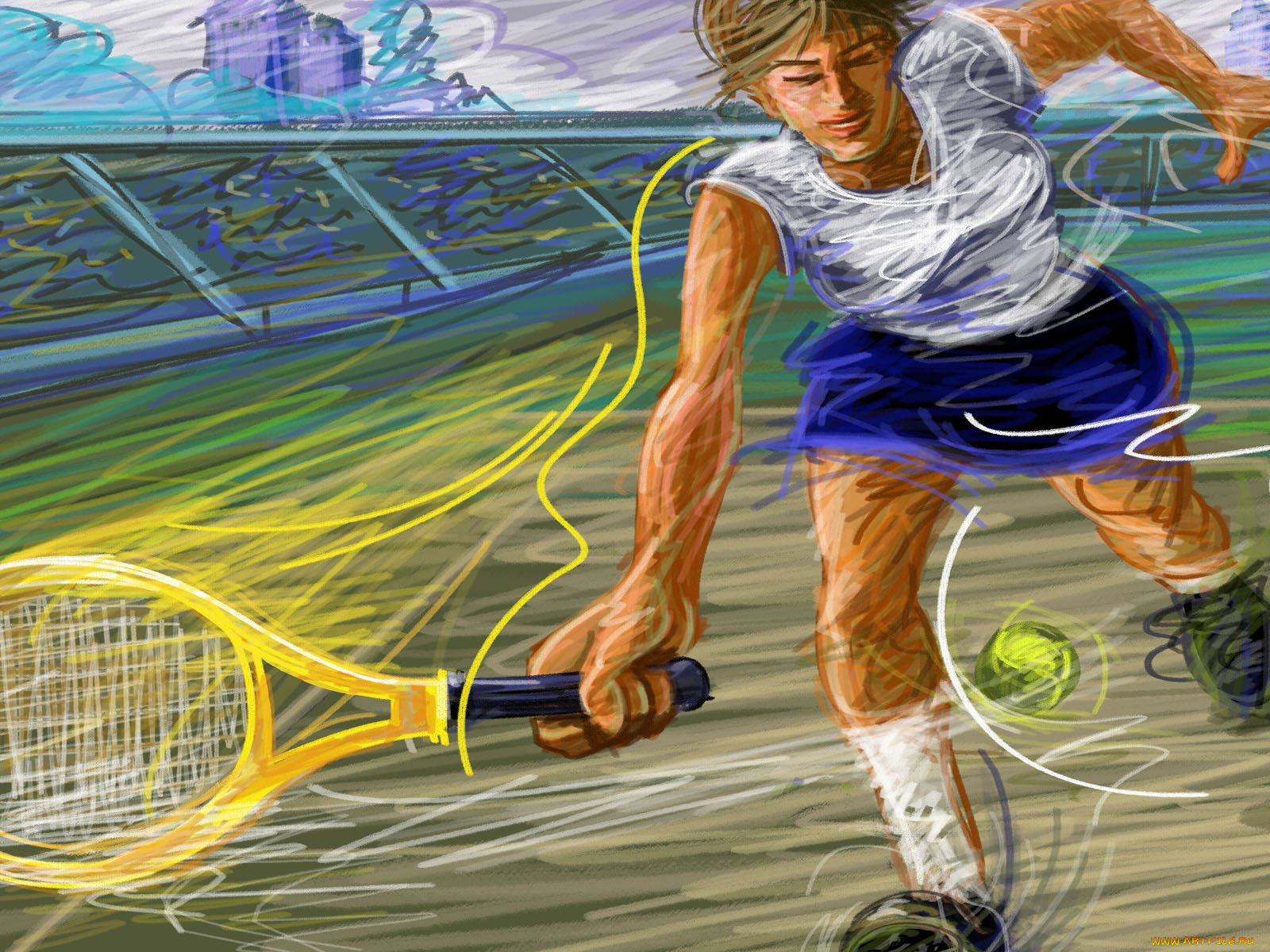 рисованные, люди