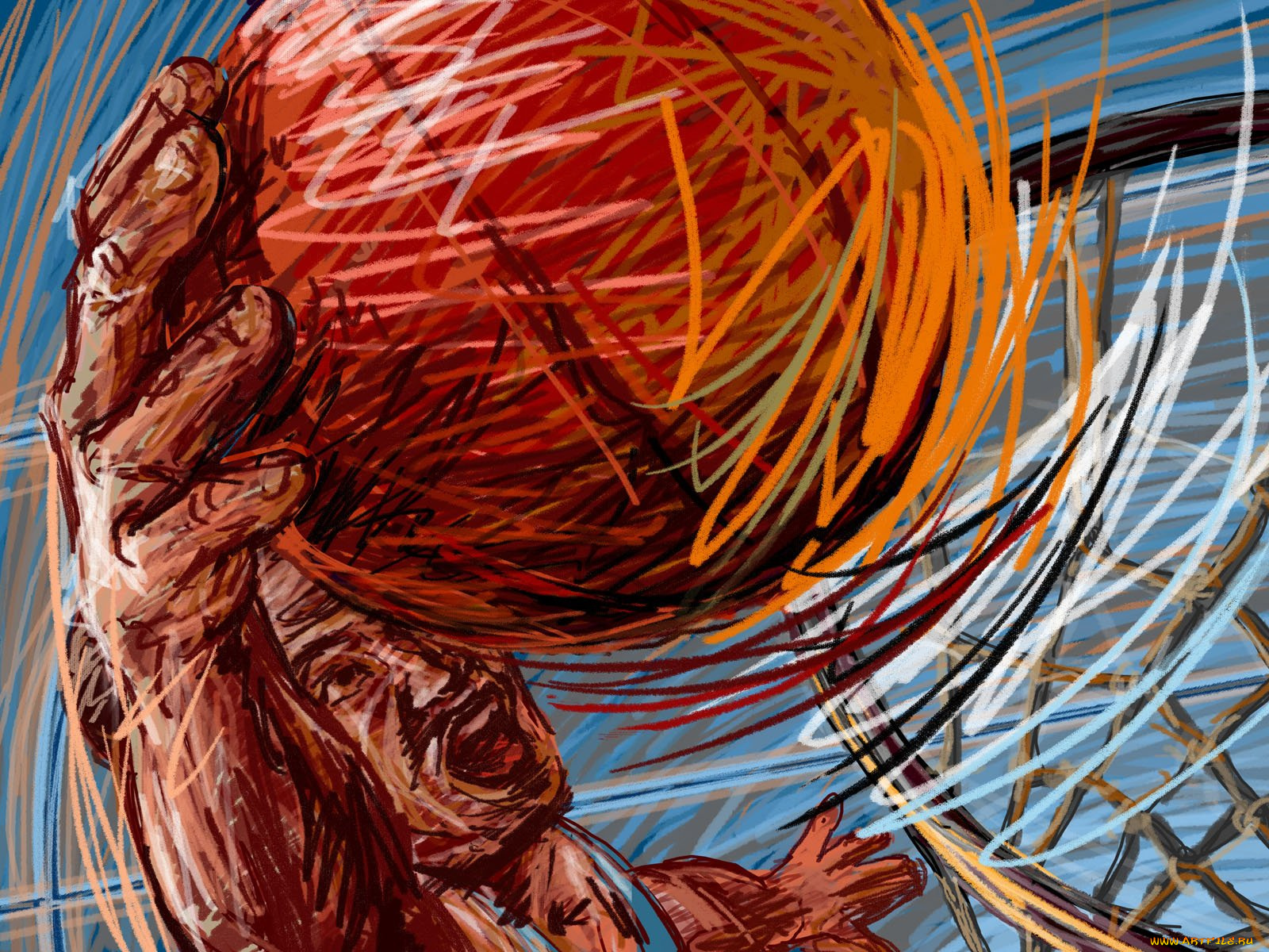 рисованные, люди