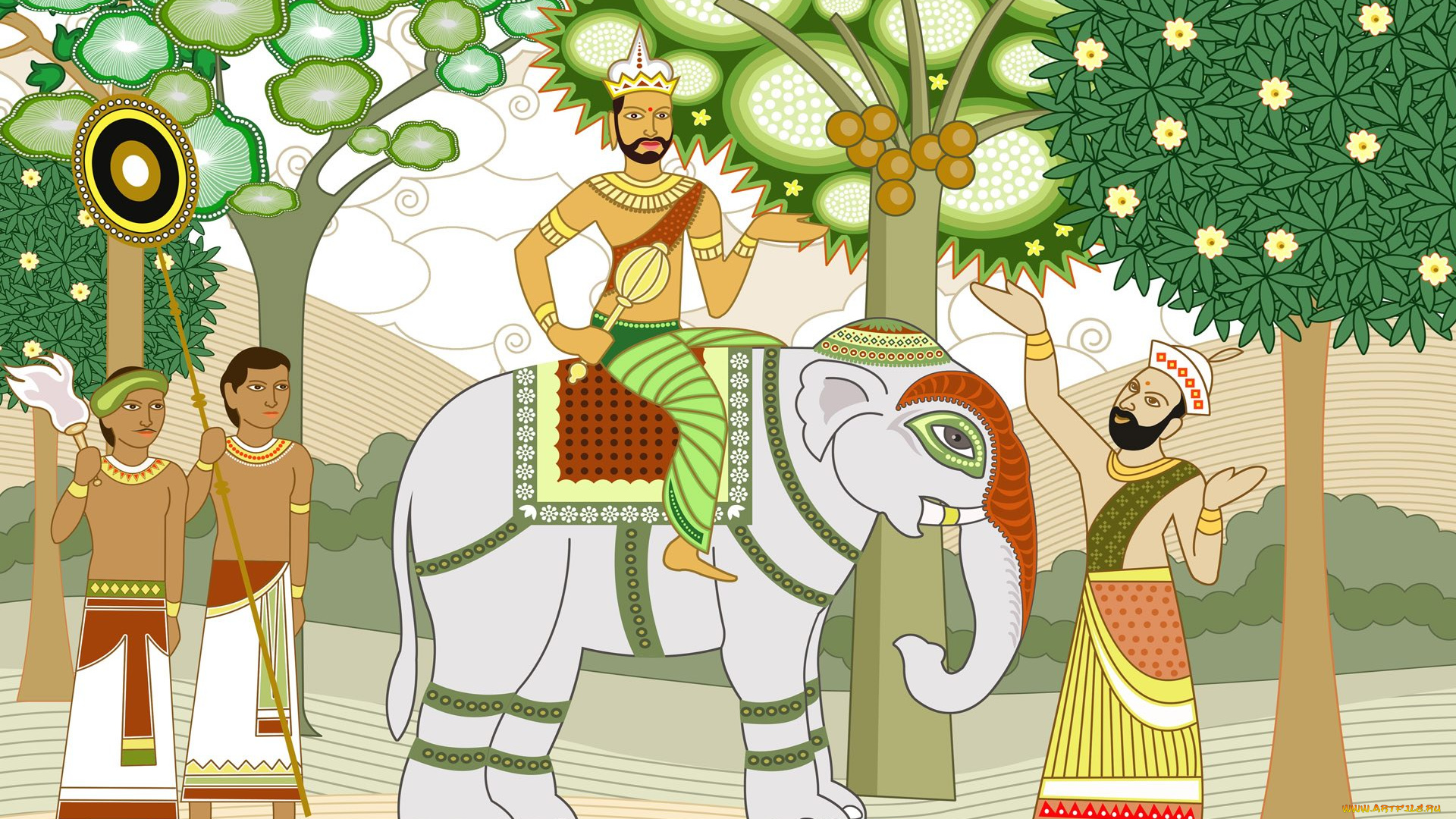 рисованные, люди