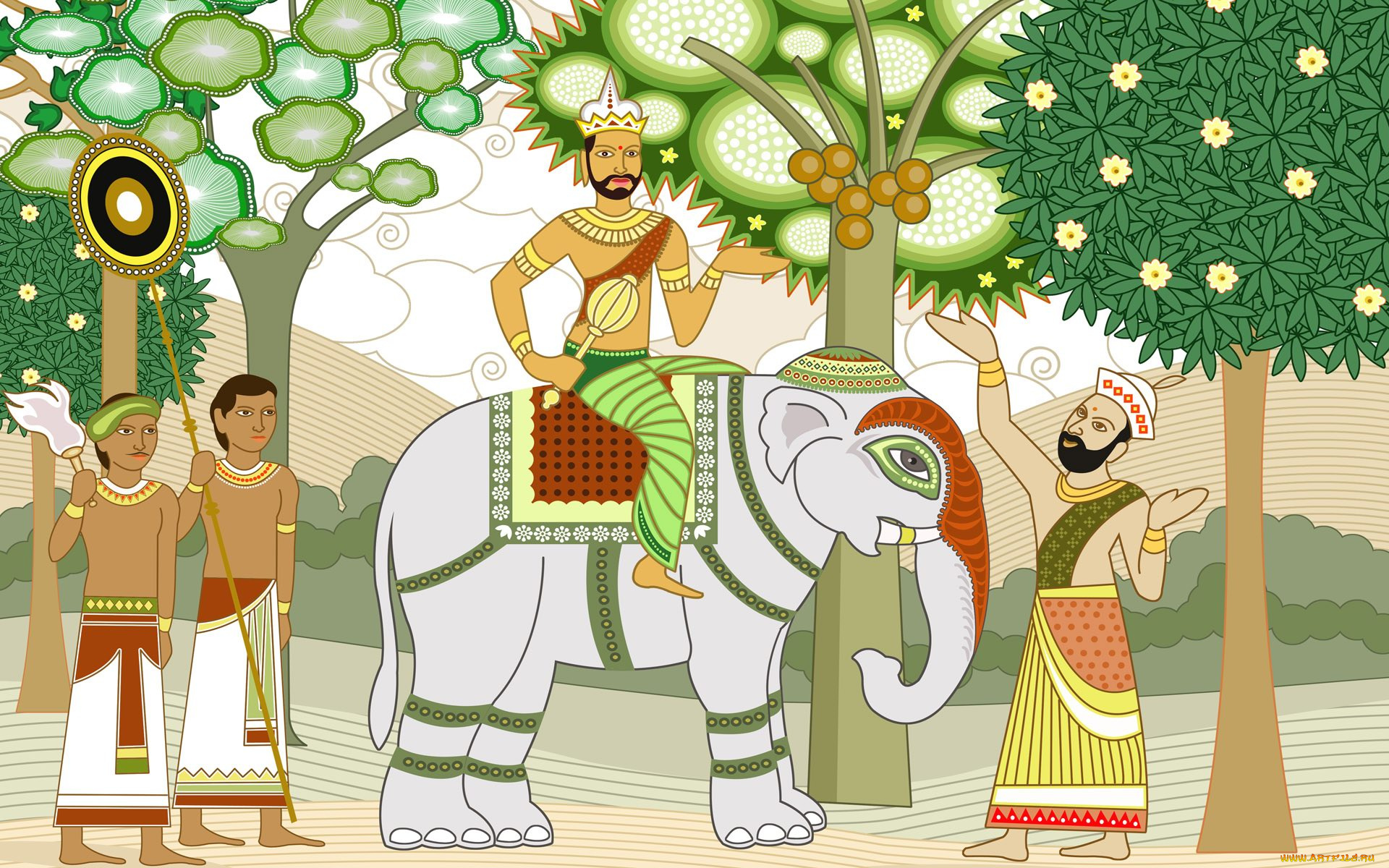 рисованные, люди