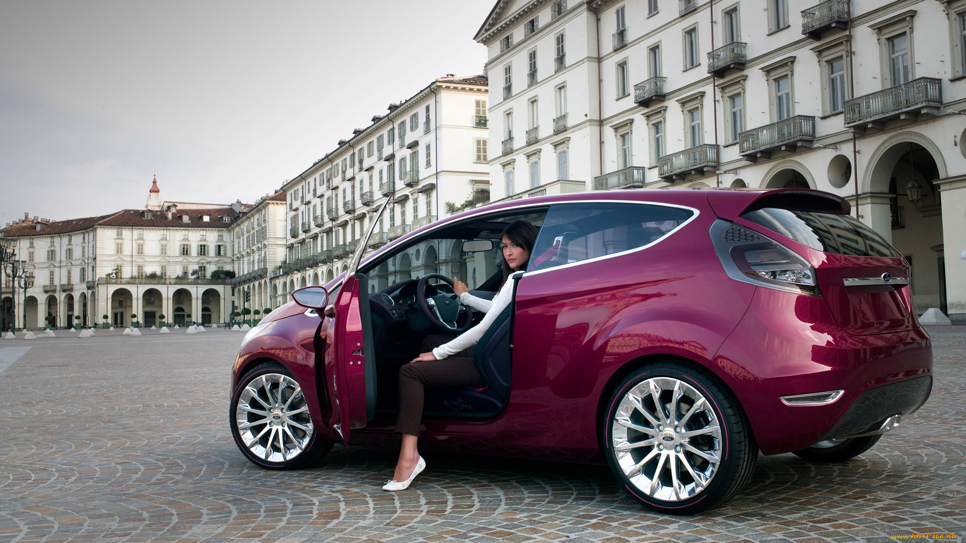 автомобили, авто, девушками