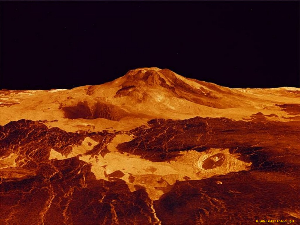 venus, craters, космос, венера