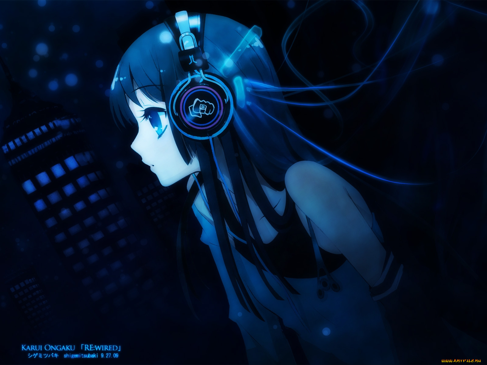 аниме, headphones, instrumental