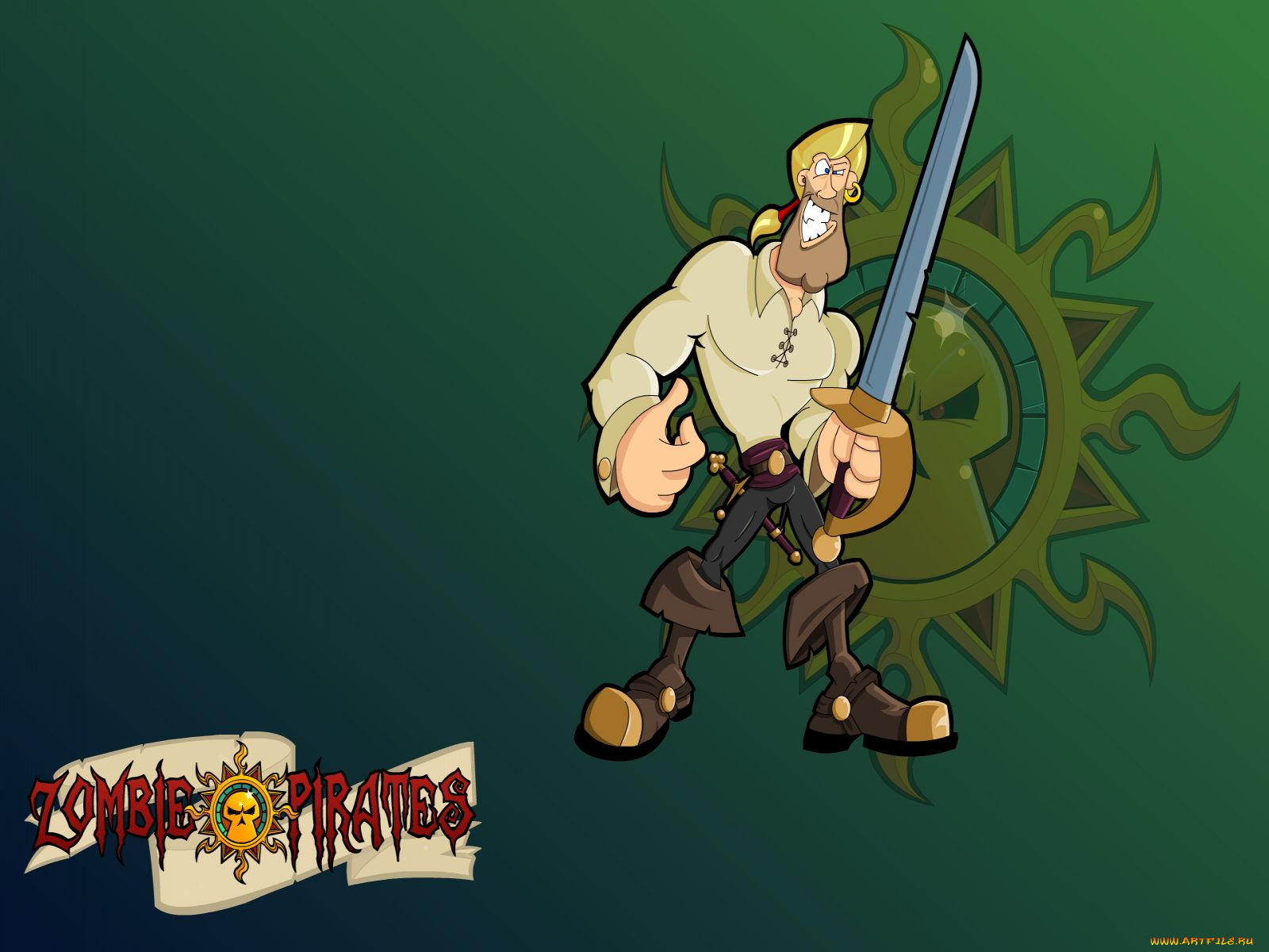 zombie, pirates, видео, игры