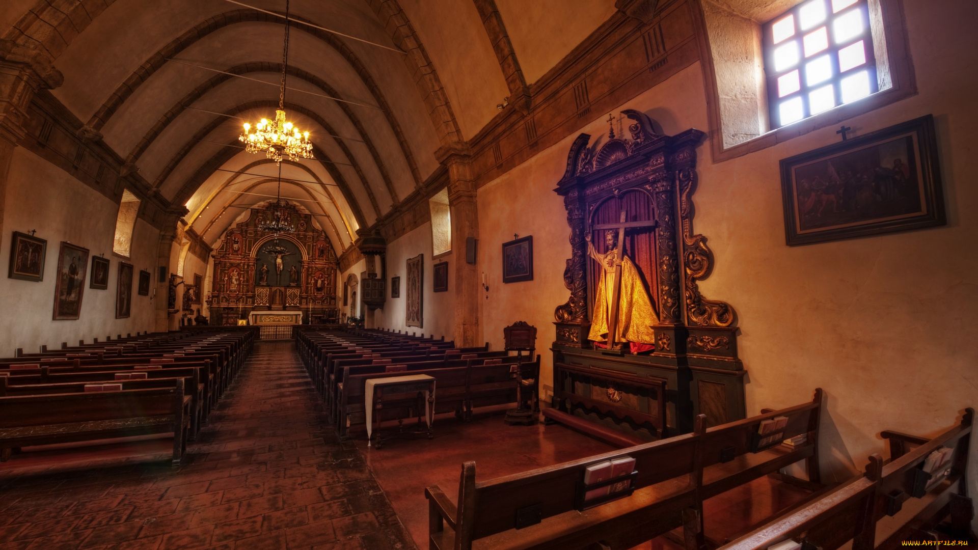 интерьер, убранство, роспись, храма