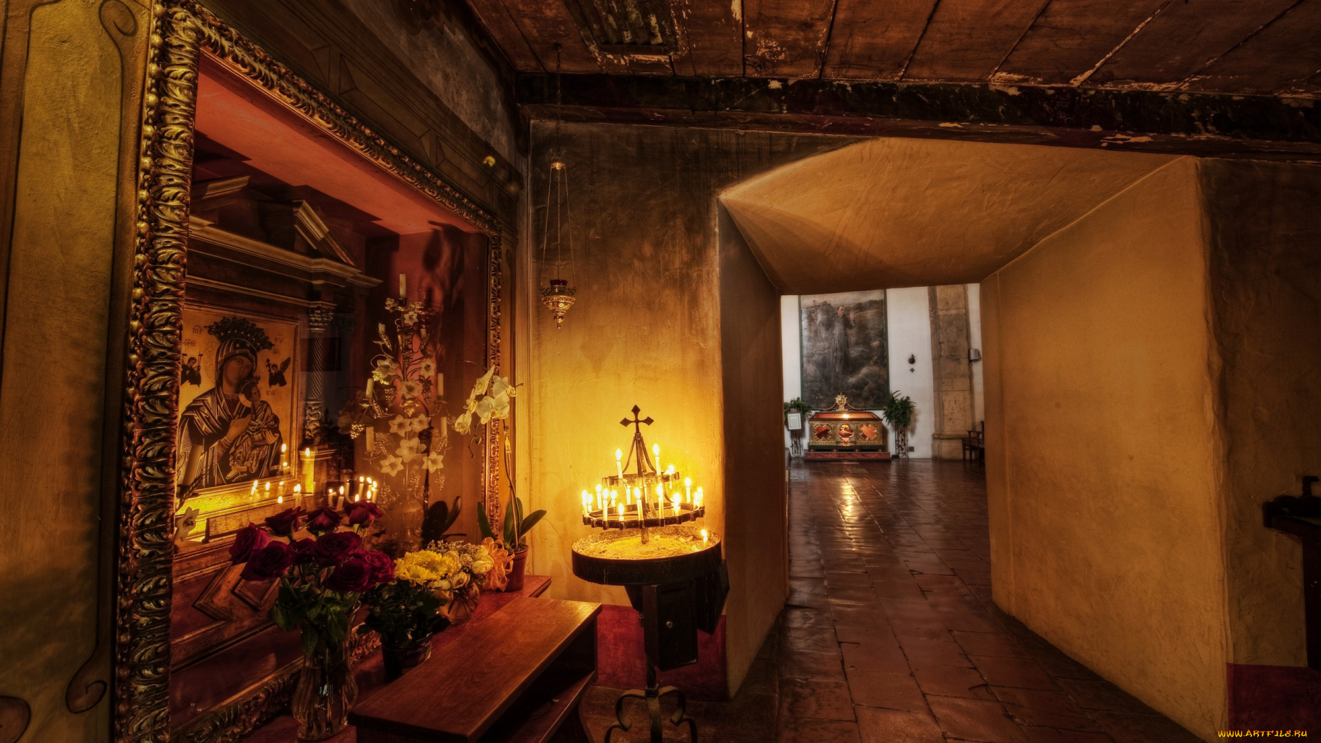 интерьер, убранство, роспись, храма