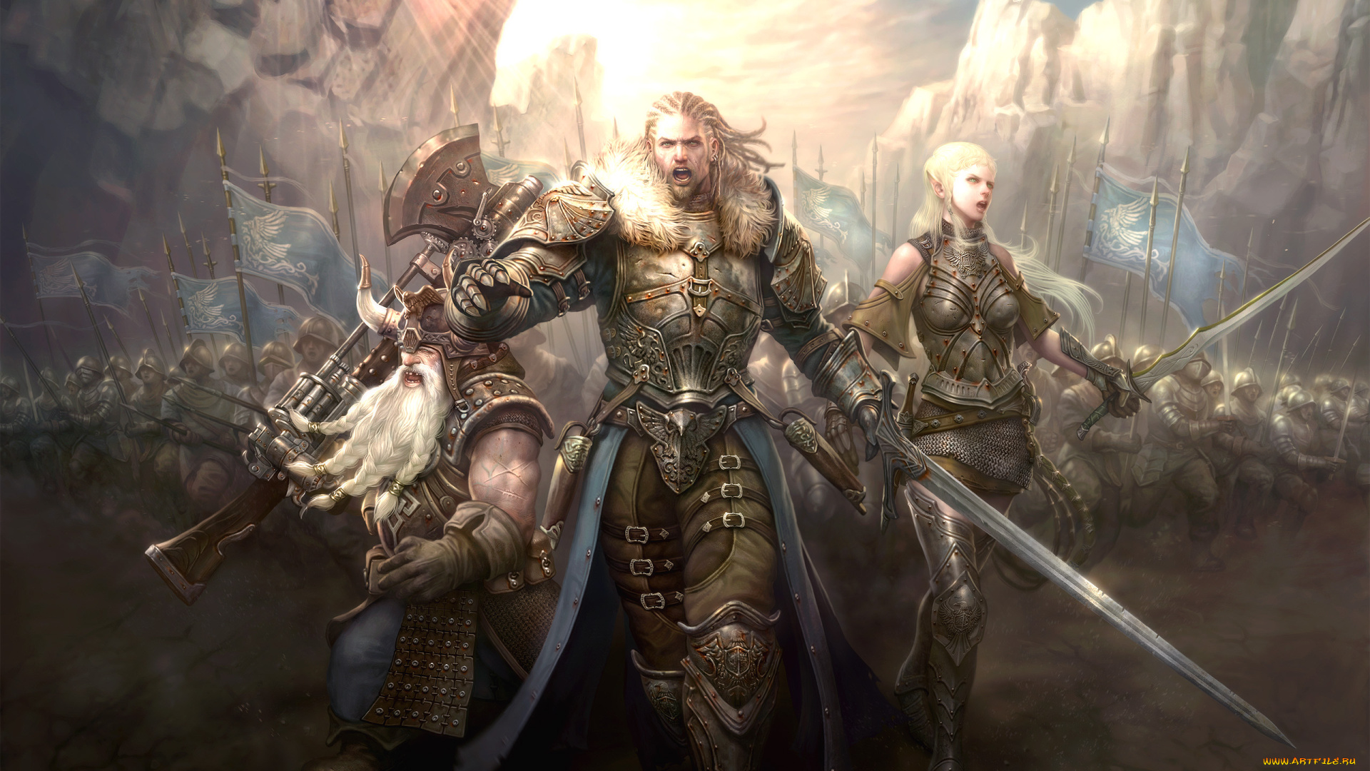 видео, игры, kingdom, under, fire, ii