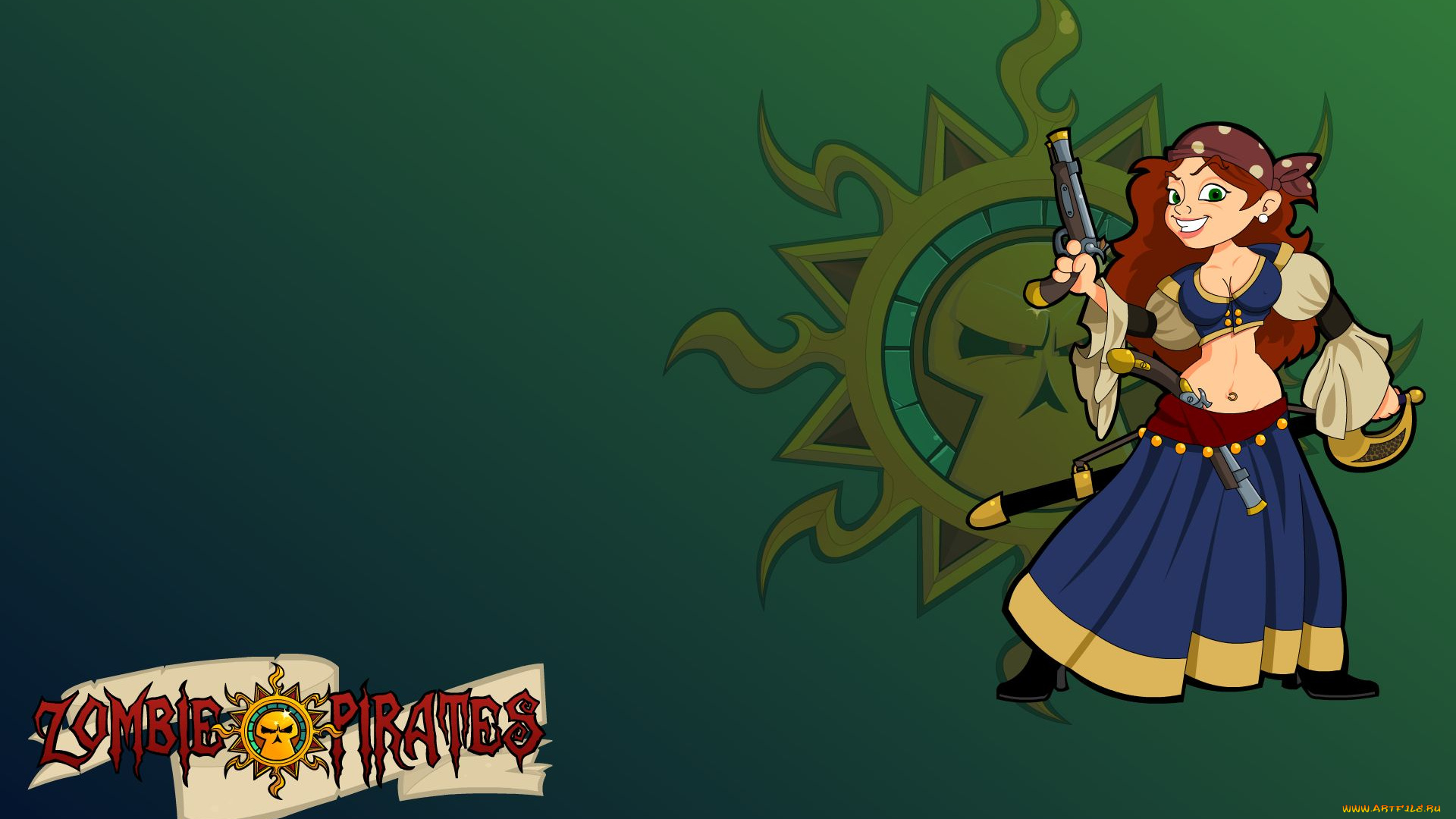 zombie, pirates, видео, игры