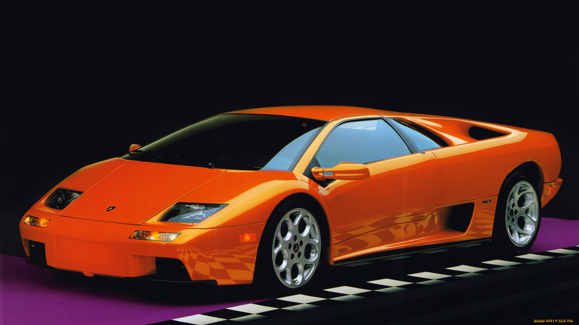 lamborghini, diablo, vt, автомобили