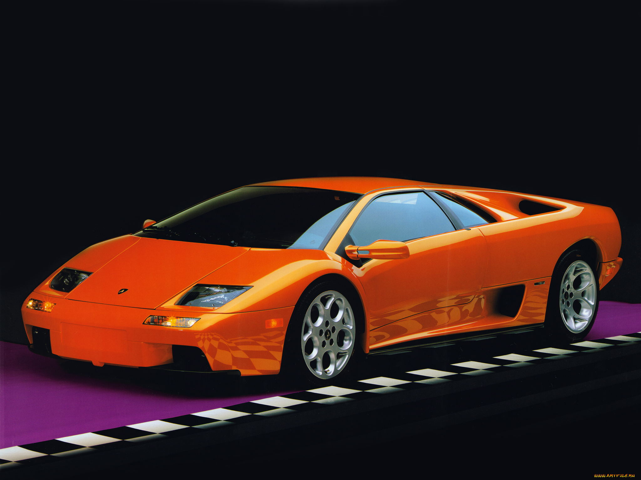 lamborghini, diablo, vt, автомобили