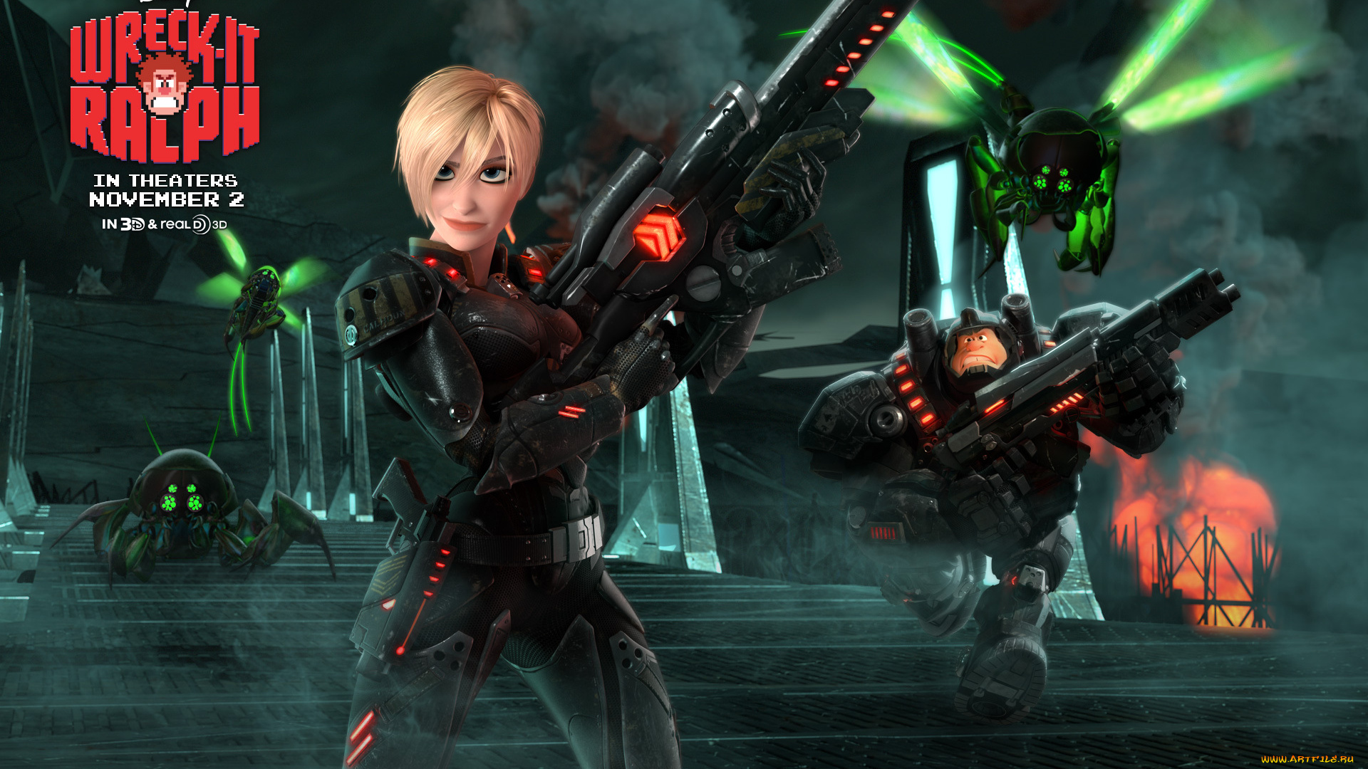 мультфильмы, wreck, it, ralph, ральф