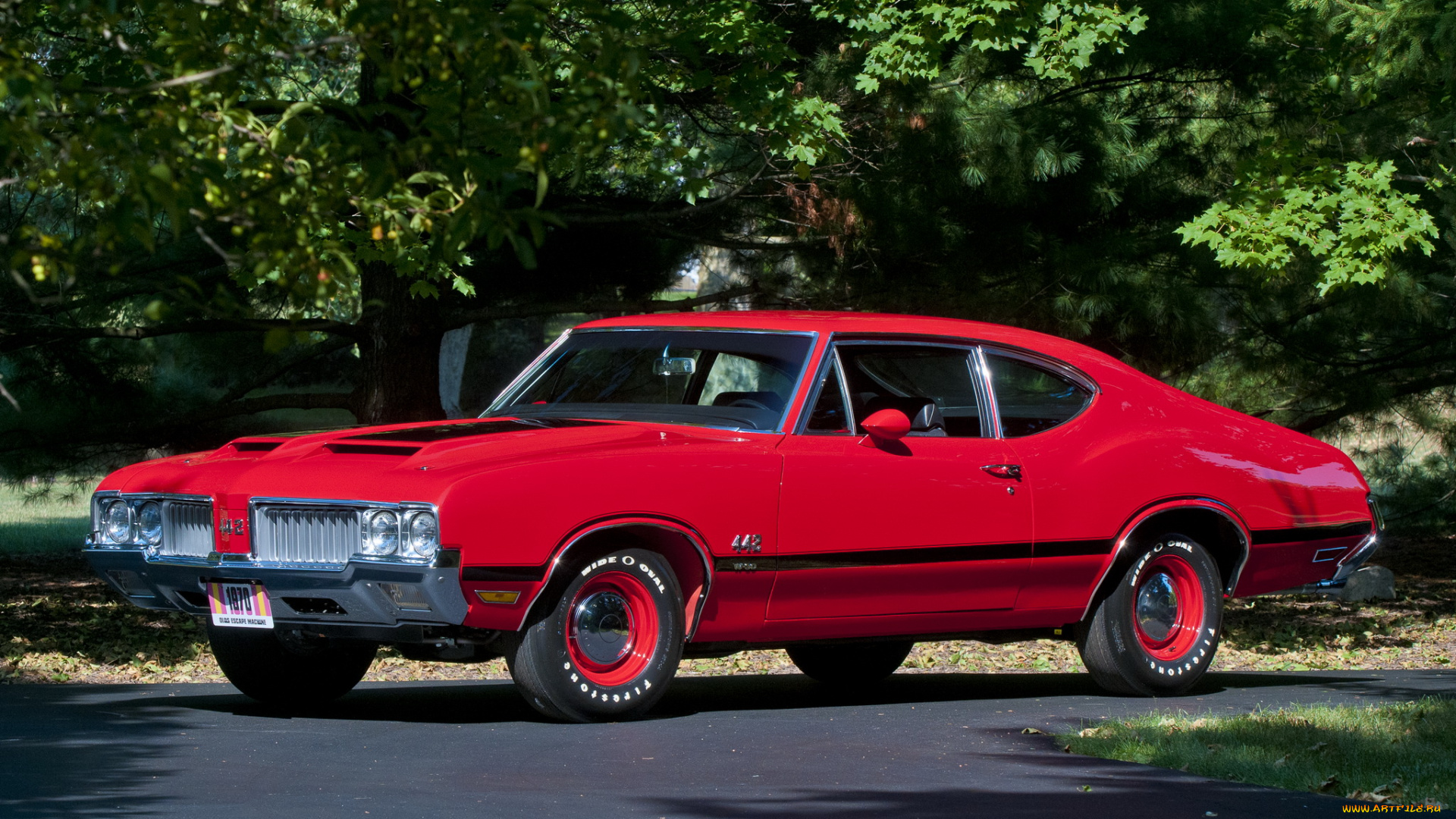 oldsmobile, 442, 30, sport, coupe, автомобили