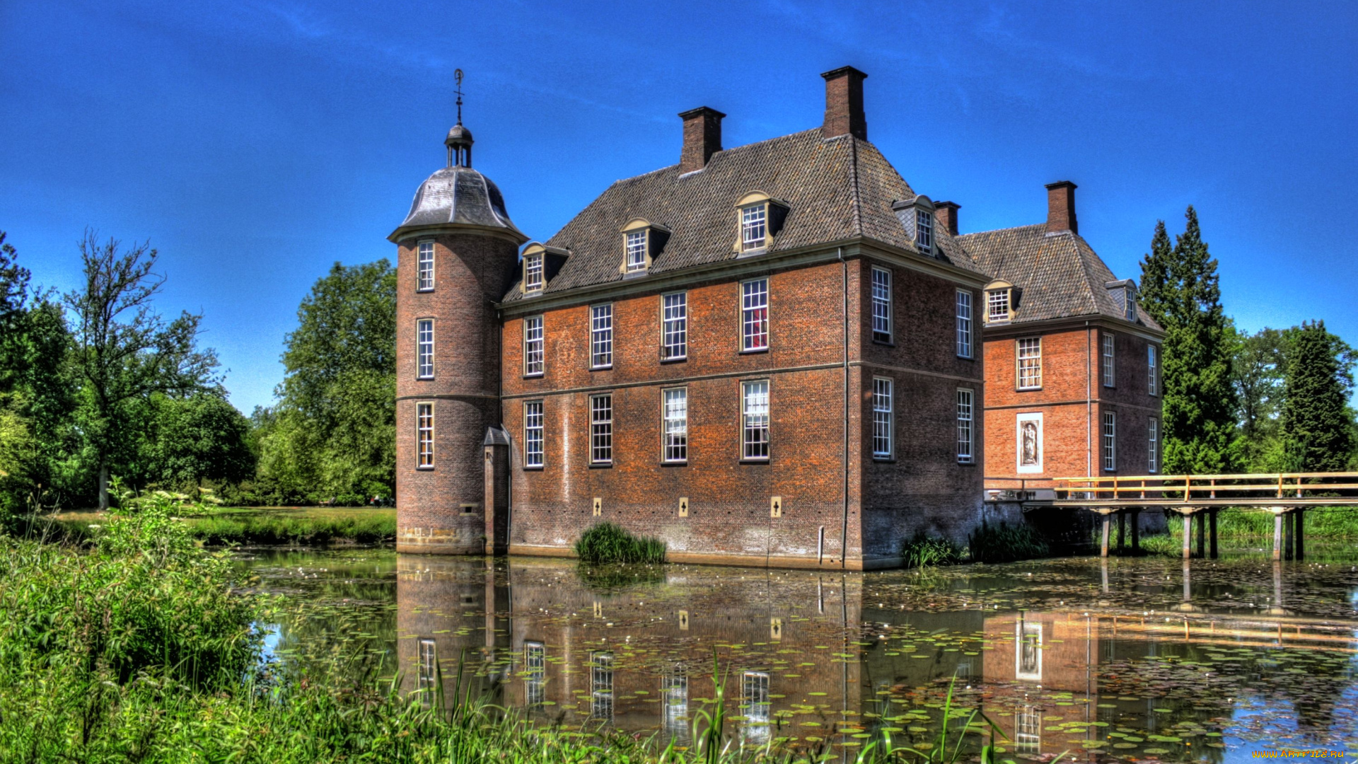 замок, слагенбург, германия, города, дворцы, замки, крепости, врда, каменный, красивый