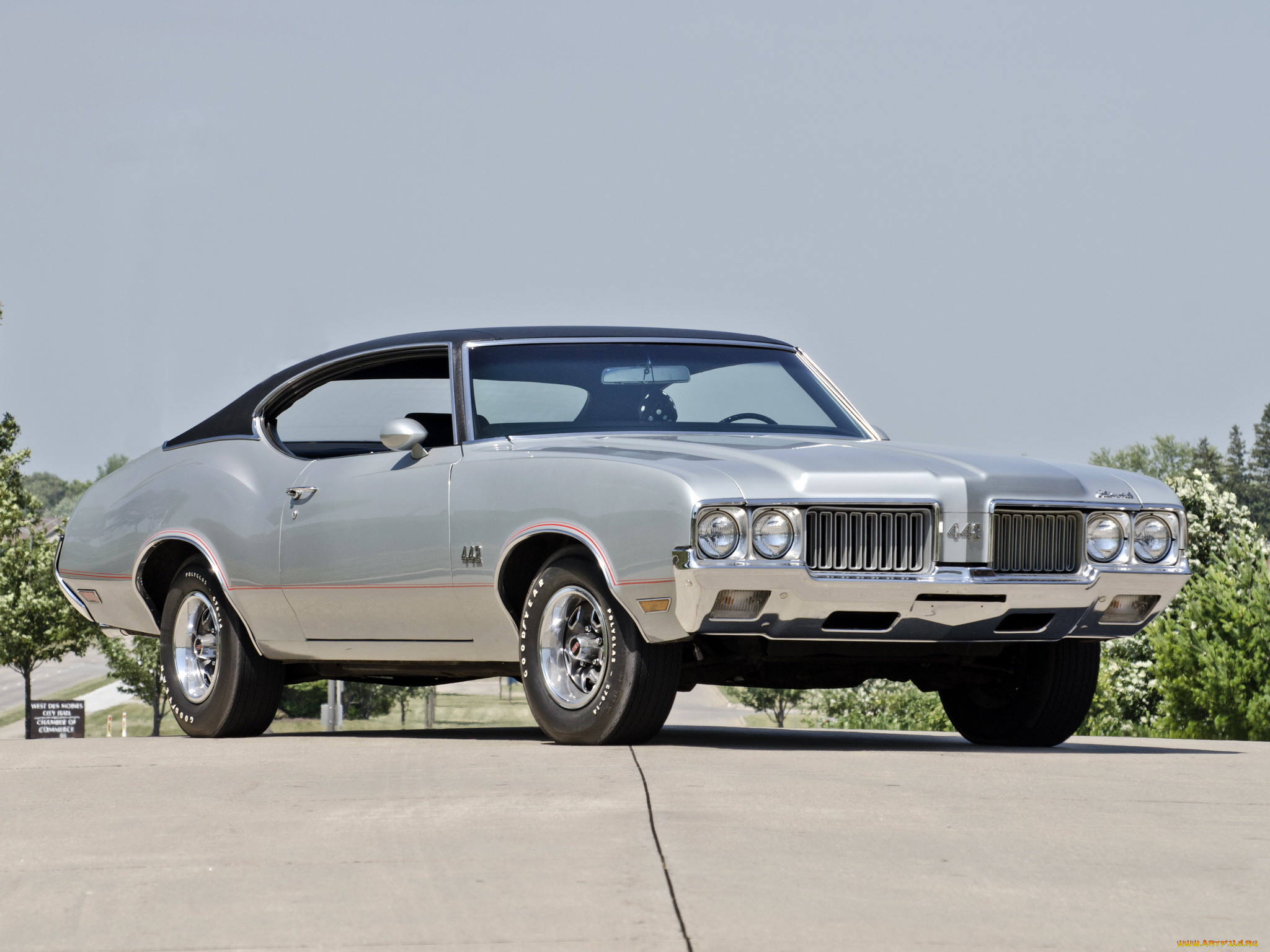 oldsmobile, 442, holiday, coupe, автомобили