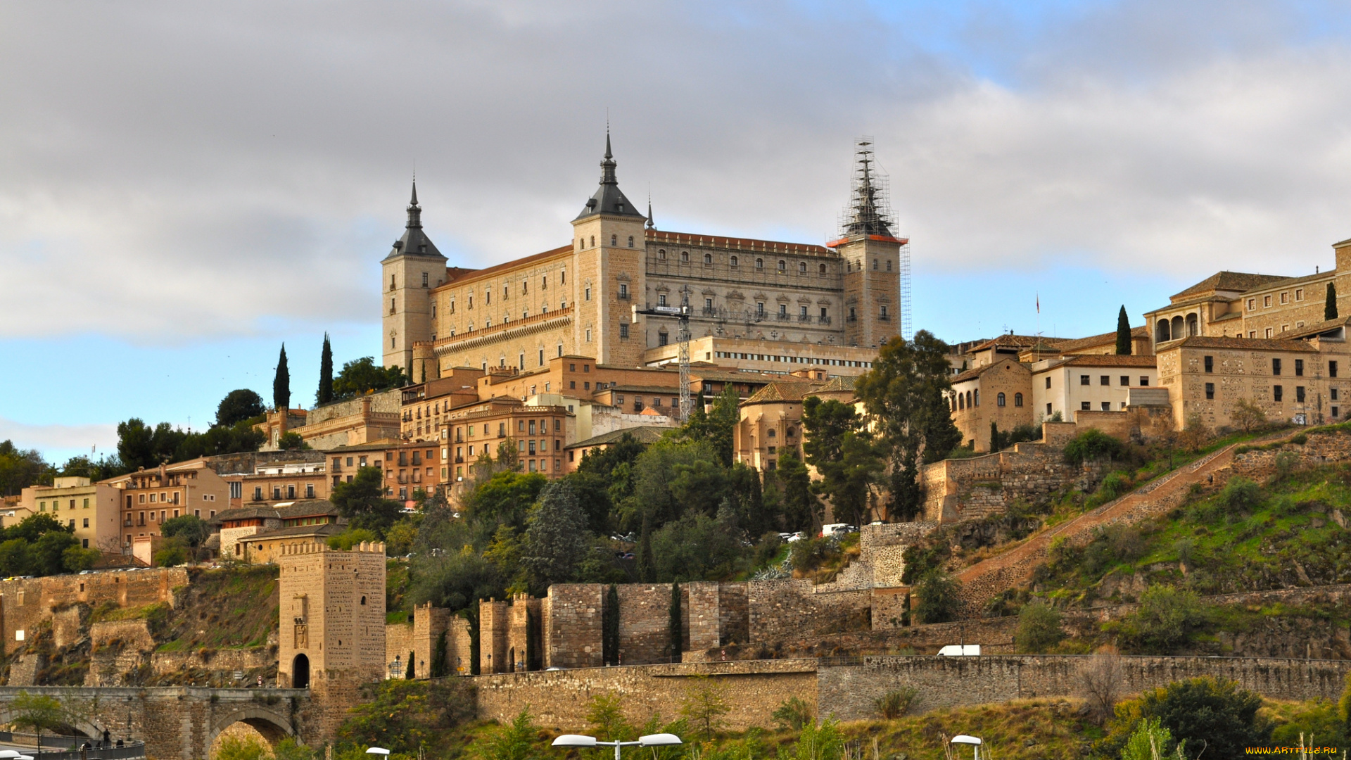alcazar, of, toledo, города, толедо, испания, крепость, толедский, алькасар, spain