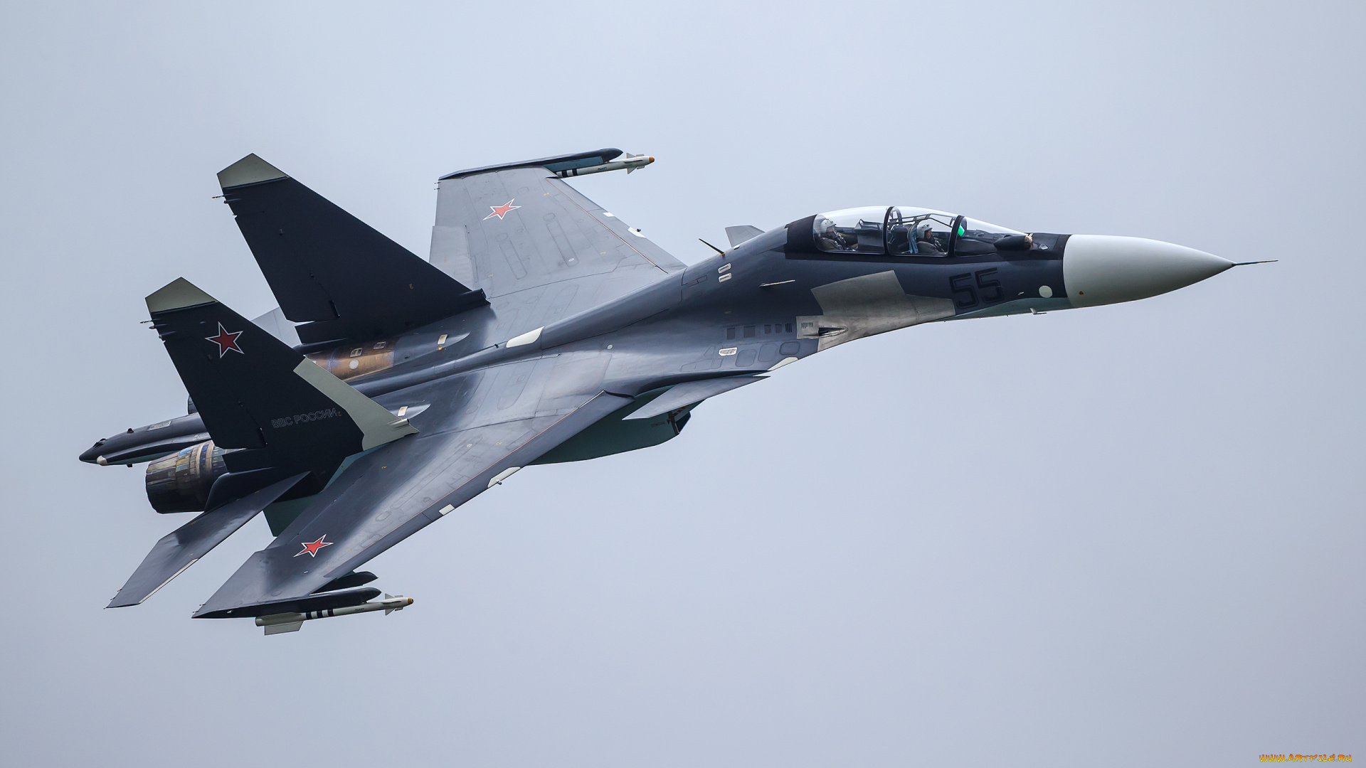 авиация, боевые, самолёты, су-30см