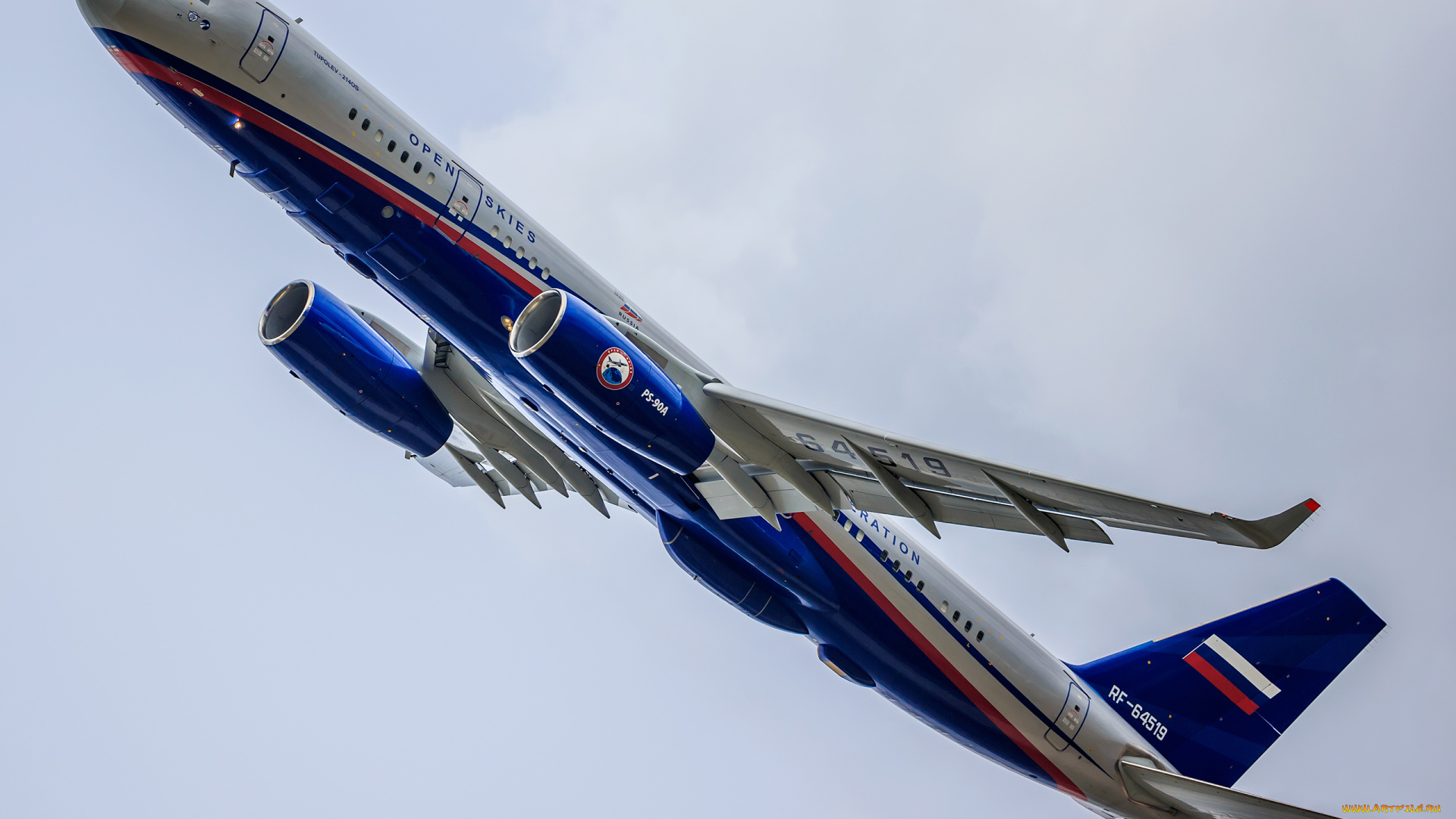 авиация, пассажирские, самолёты, ту-214он