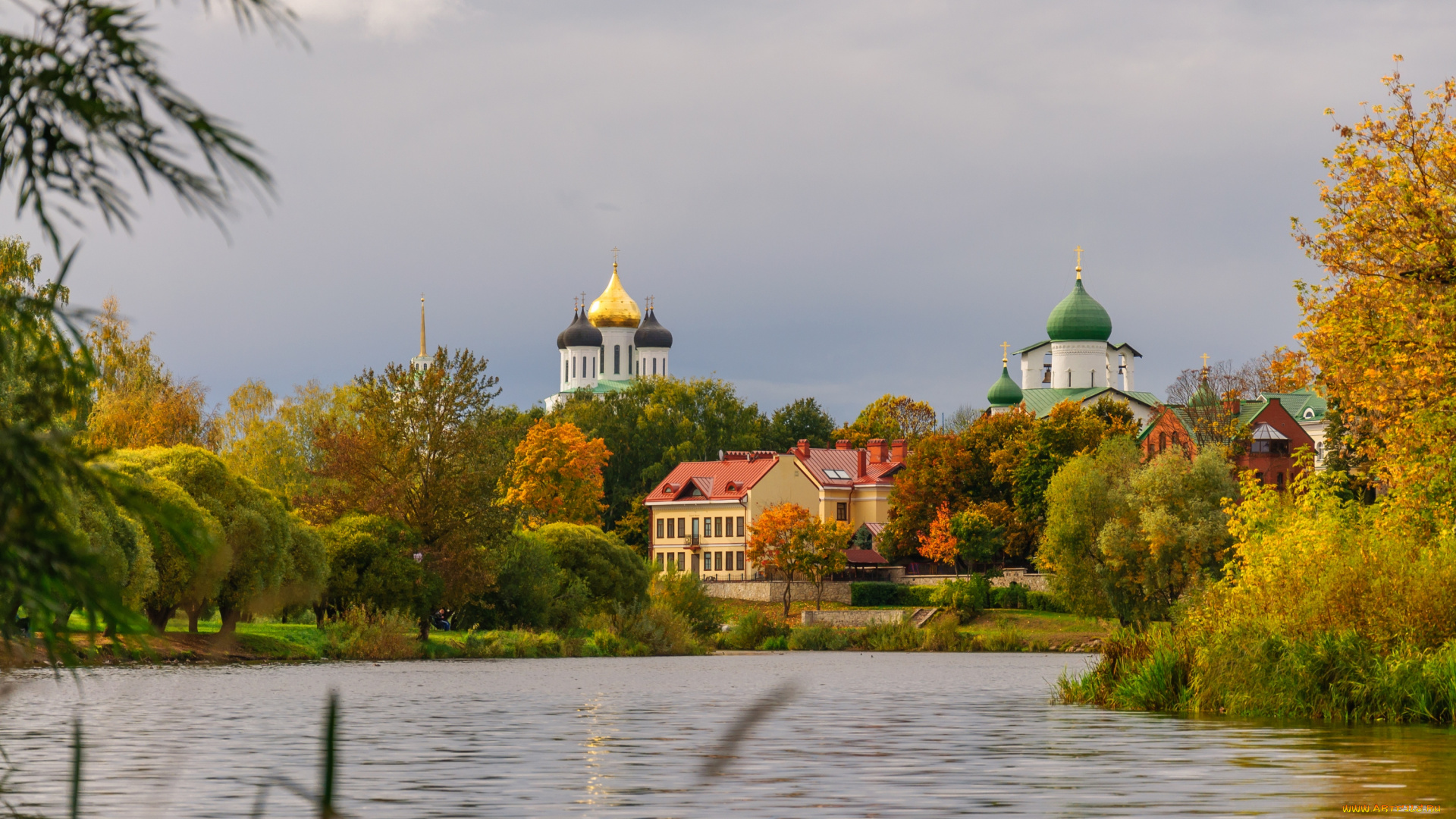 города, пейзажи, hdr, псков