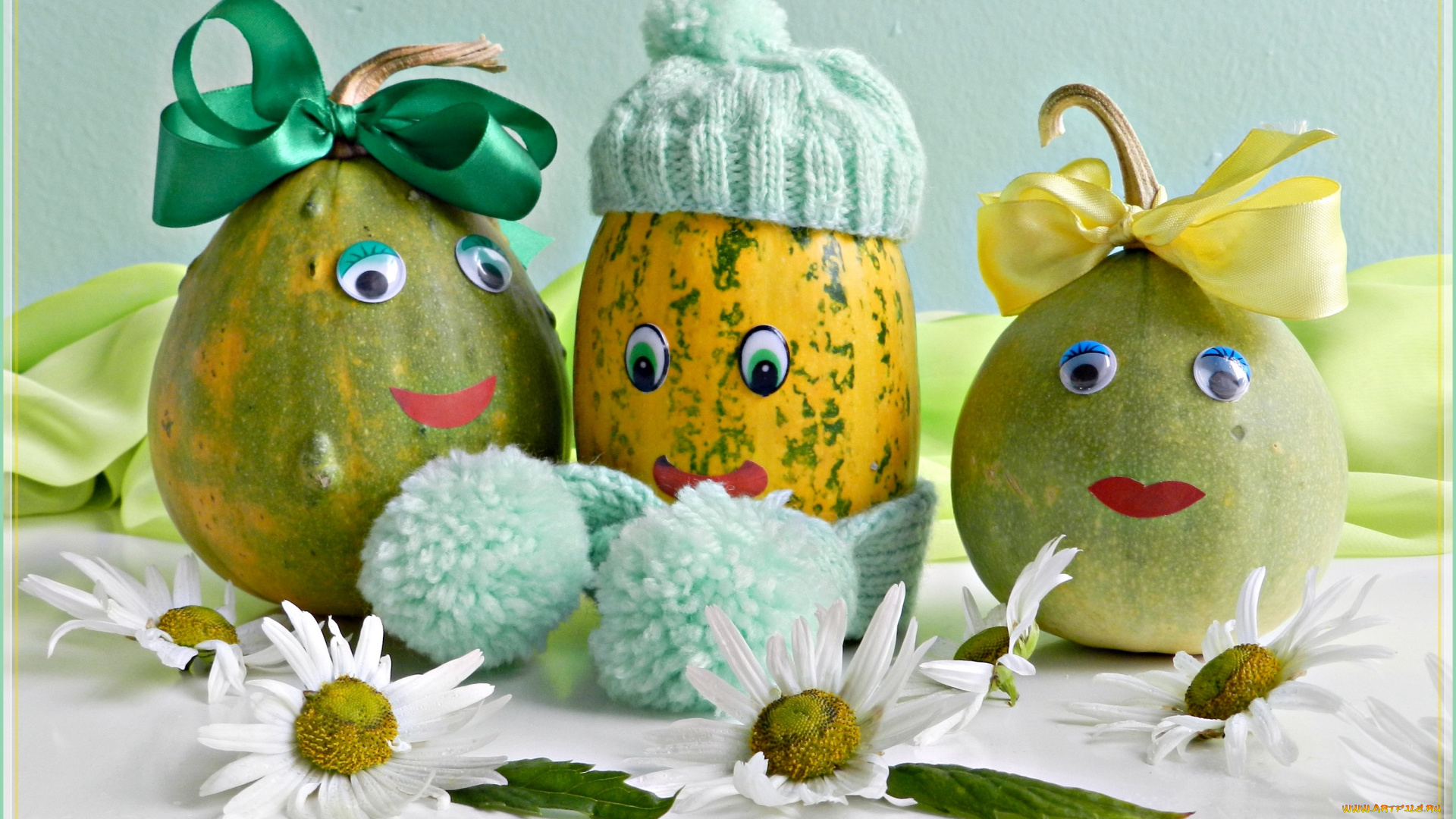 разное, ремесла, поделки, рукоделие, ручная, работа, семейство, прикол, фотография, флора, цветы, ромашка, родня, юмор, смешные, творчество, природа, позитив, осень, октябрь, семья, тыква, фантазия, овощи, кабачок, выдумка