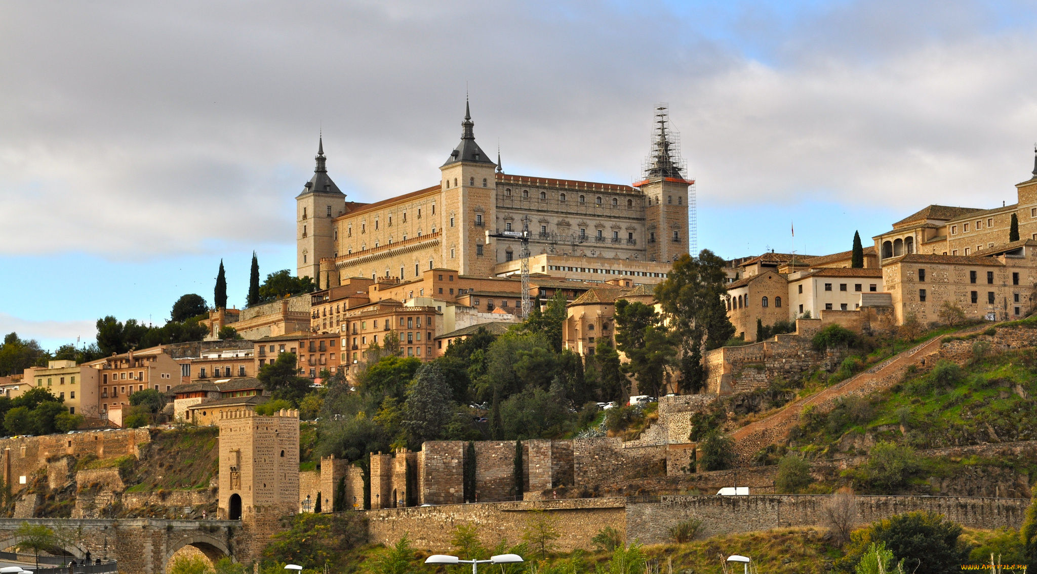 alcazar, of, toledo, города, толедо, испания, крепость, толедский, алькасар, spain