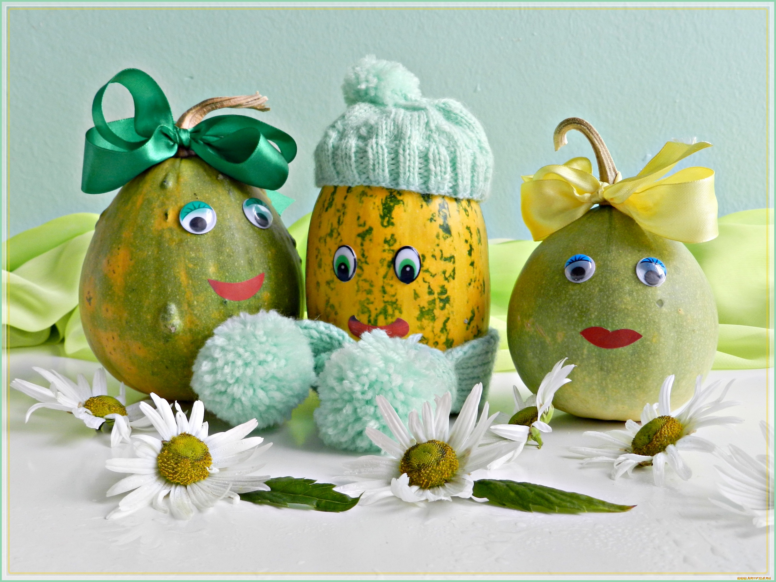 разное, ремесла, поделки, рукоделие, ручная, работа, семейство, прикол, фотография, флора, цветы, ромашка, родня, юмор, смешные, творчество, природа, позитив, осень, октябрь, семья, тыква, фантазия, овощи, кабачок, выдумка