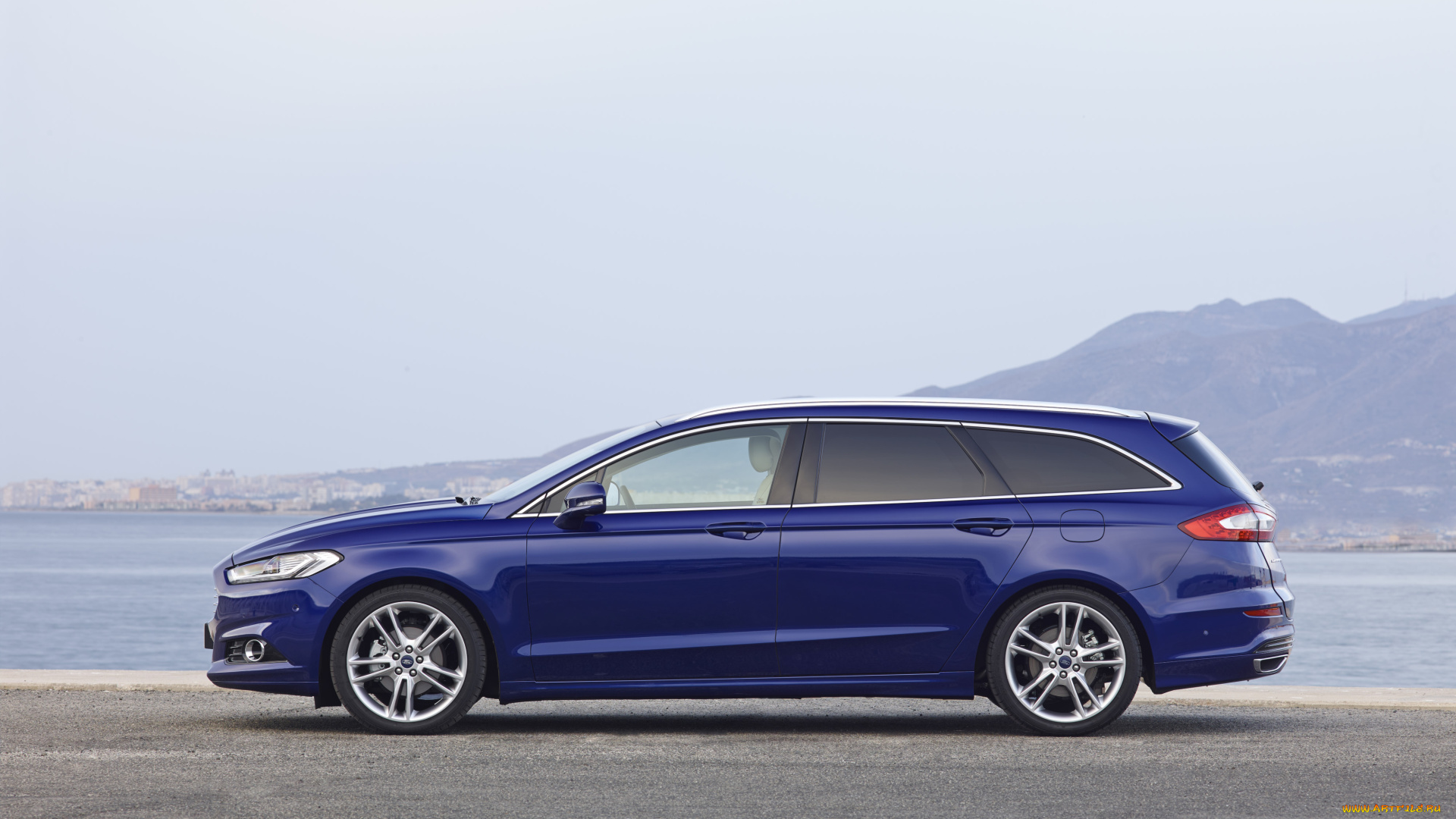 автомобили, ford, turnier, mondeo, синий, 2014г