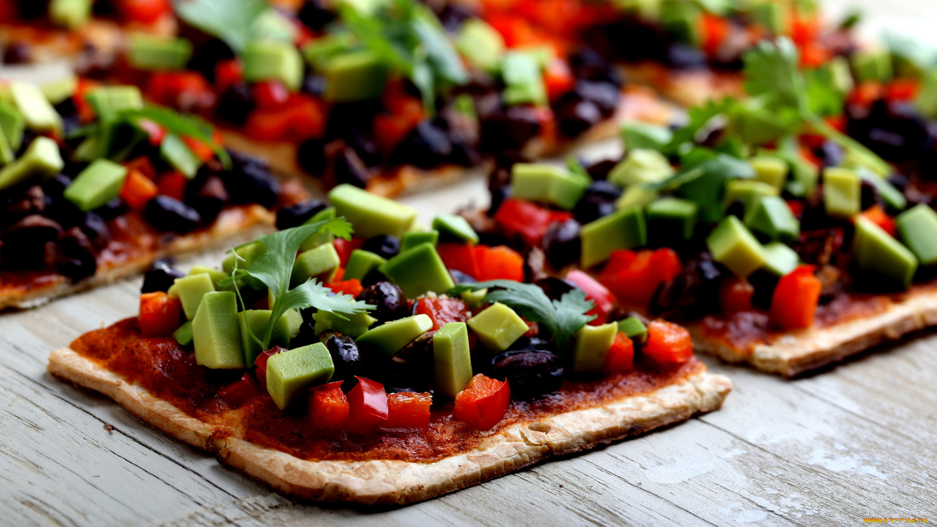 еда, пицца, начинка