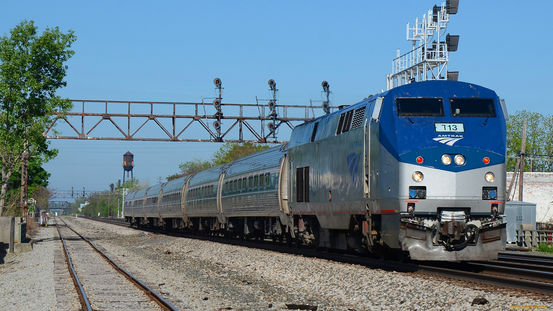 техника, поезда, состав, локомотив, дорога, железная