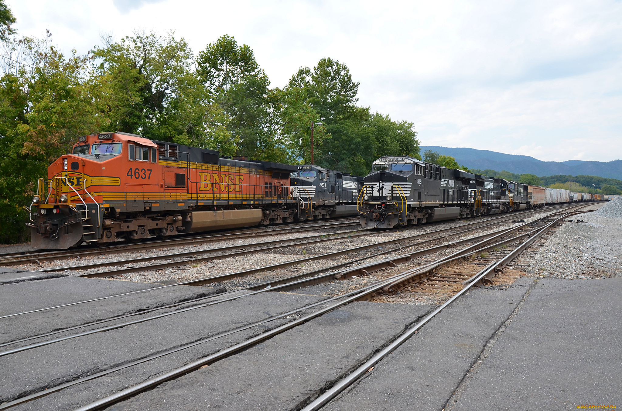 техника, поезда, локомотив, состав, дорога, железная