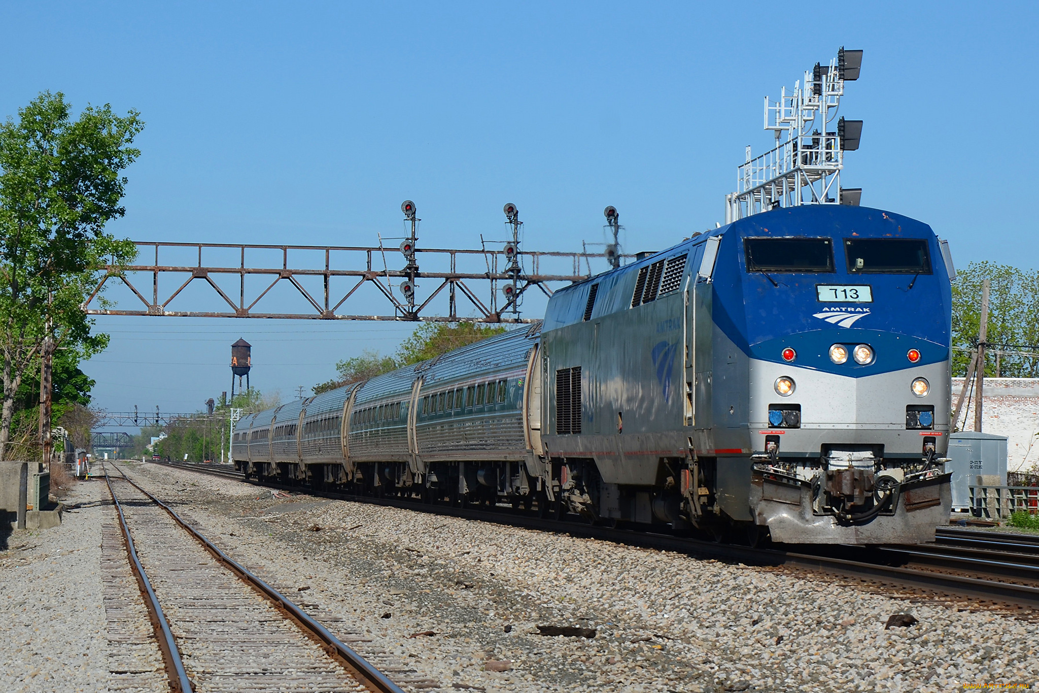 техника, поезда, состав, локомотив, дорога, железная