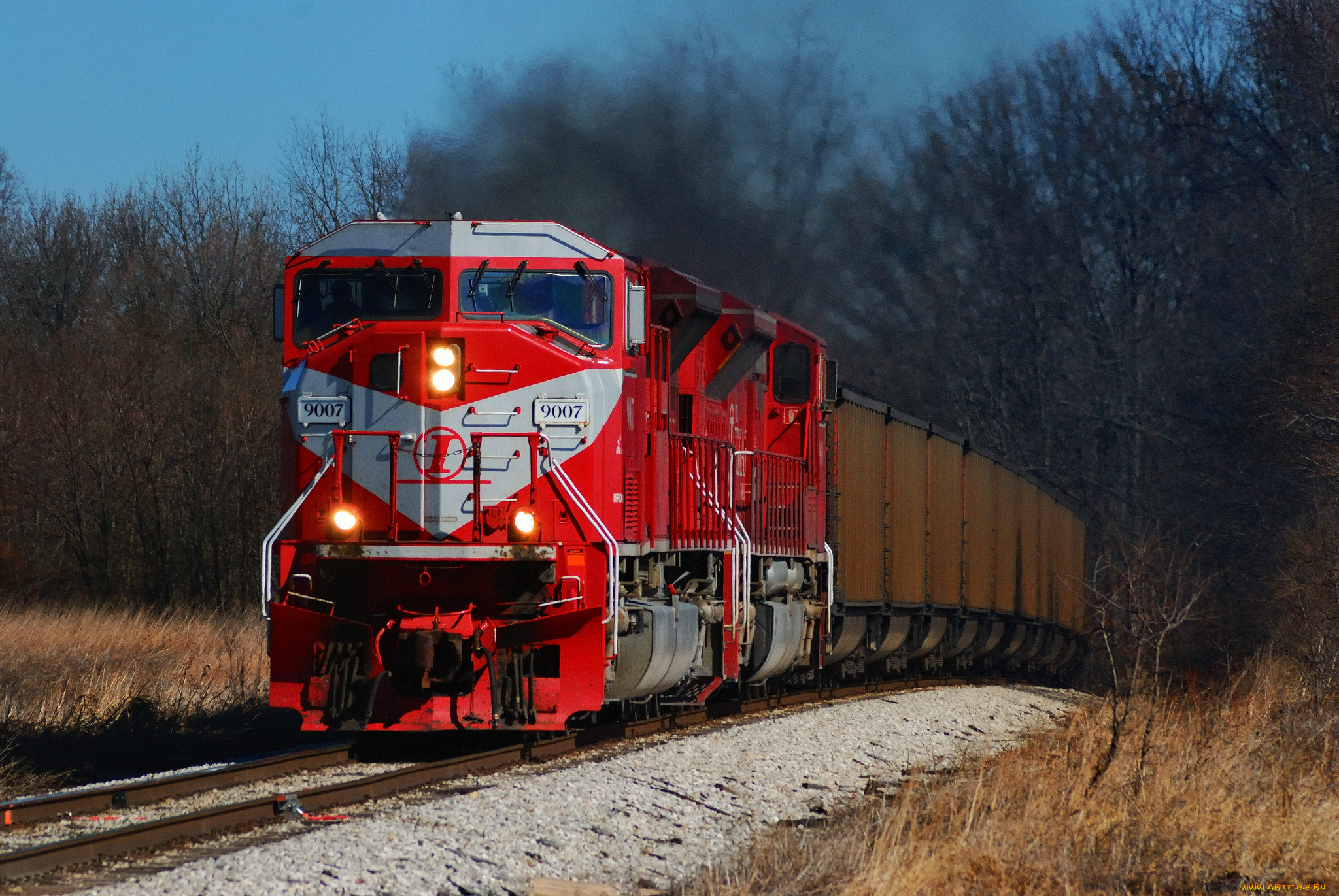 техника, поезда, состав, локомотив, железная, дорога