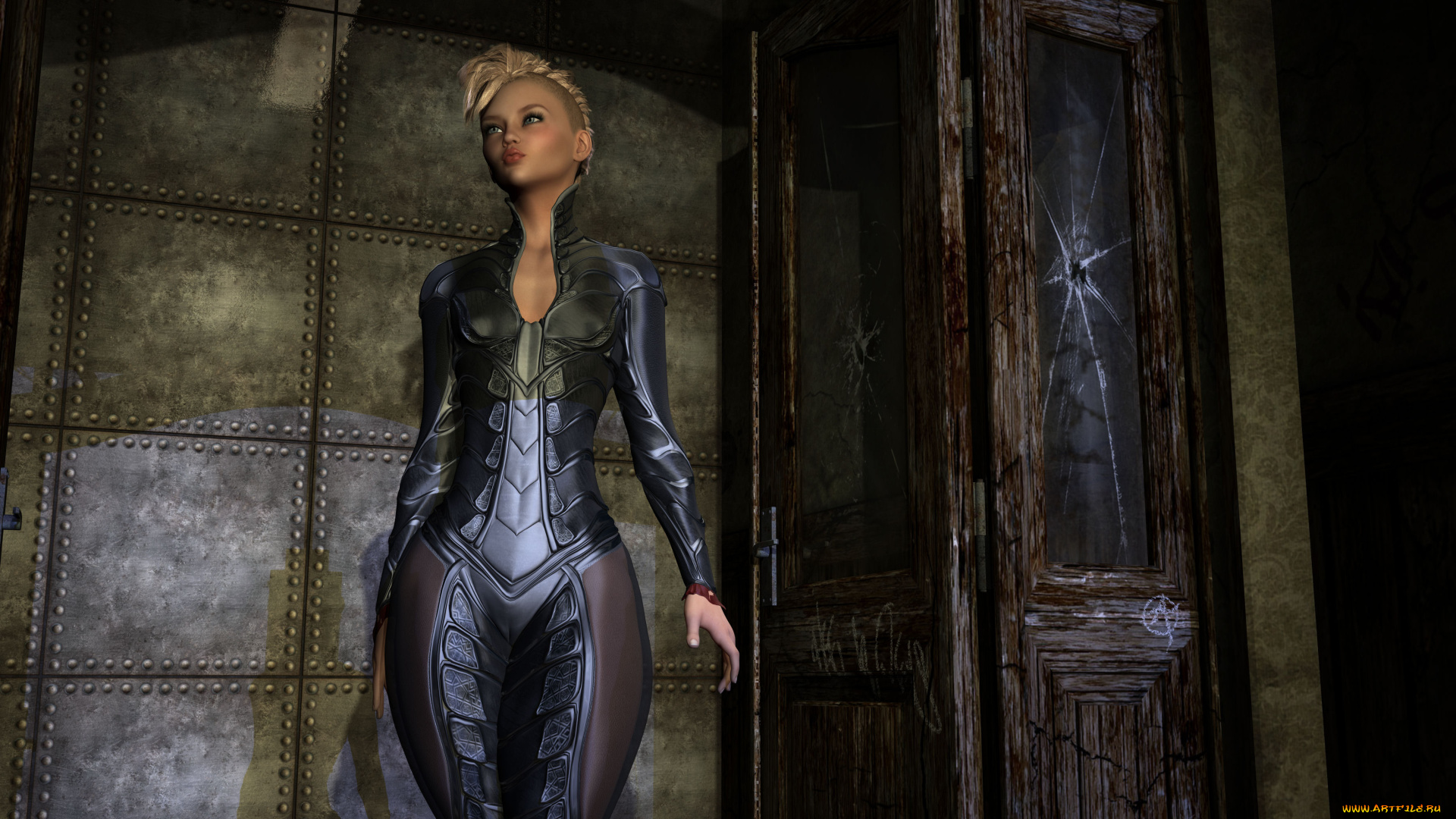 3д, графика, люди, , people, девушка, взгляд, фон