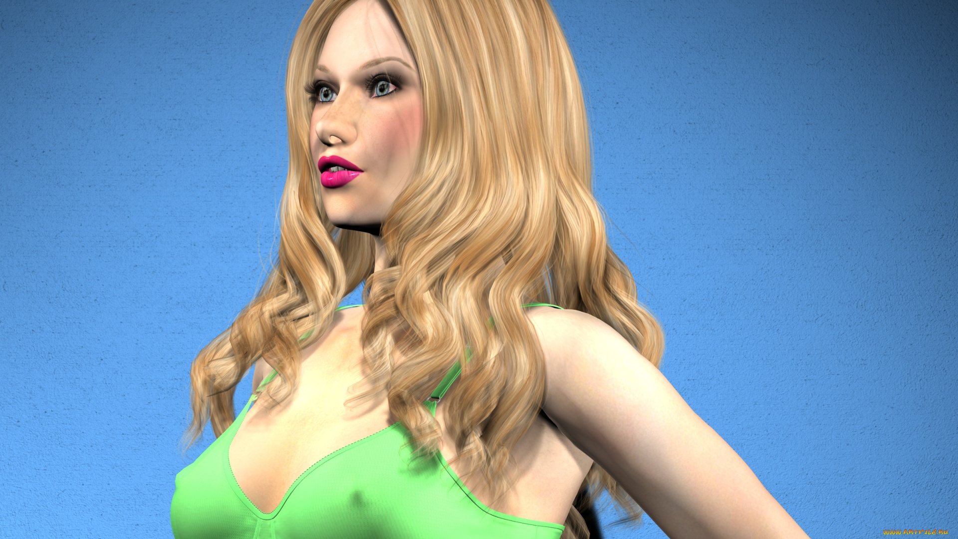 3д, графика, люди, , people, фон, взгляд, девушка