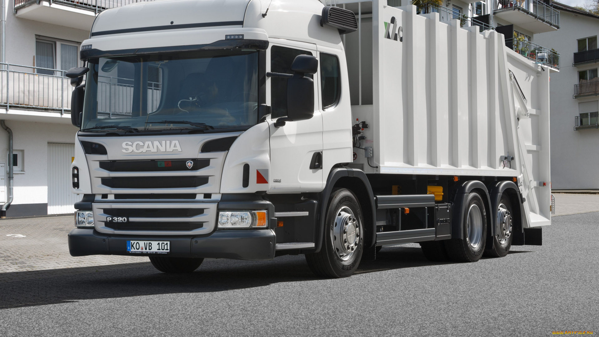 автомобили, мусоровозы, p320, rolloffcon, scania