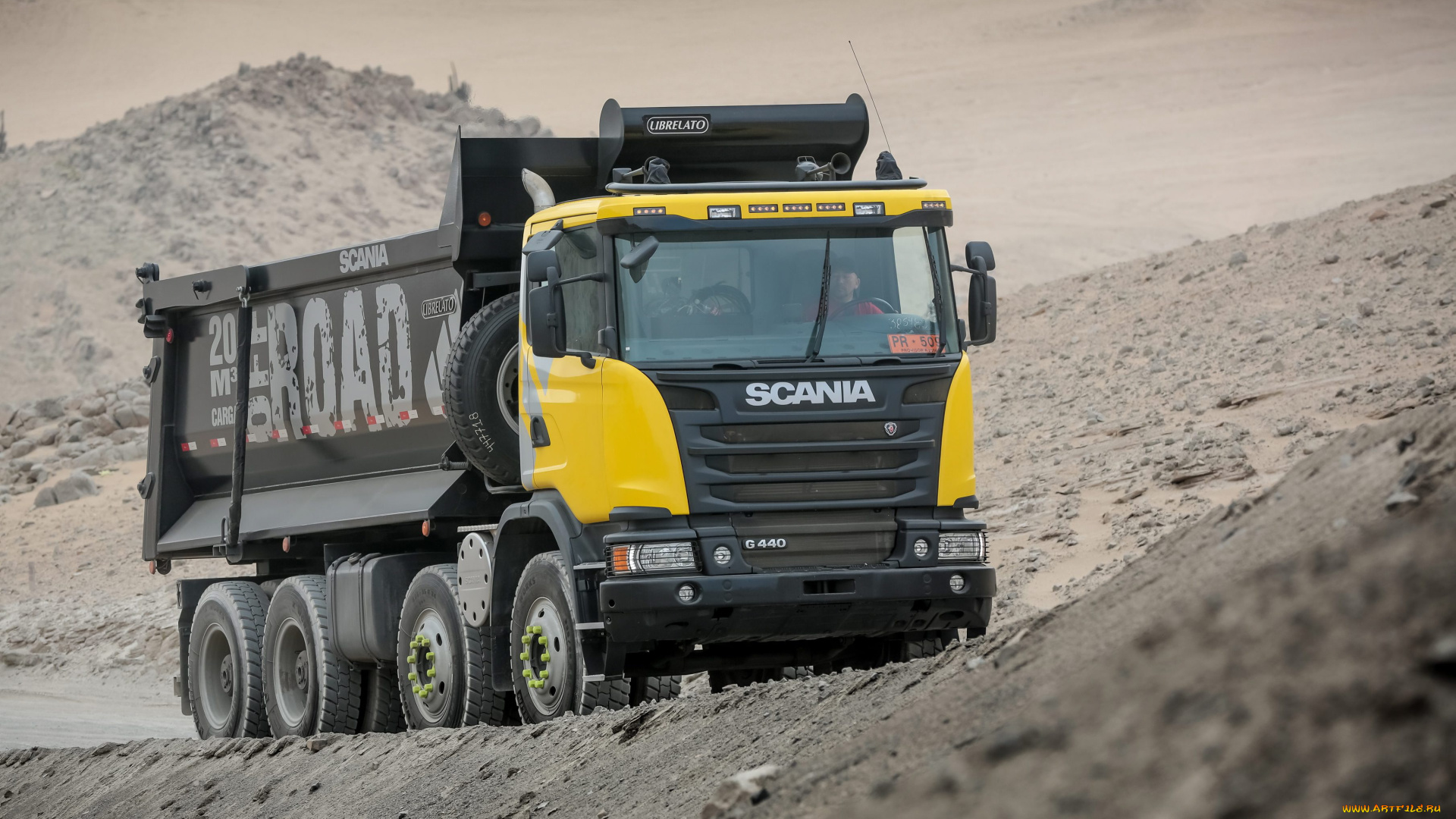 автомобили, scania, tipper, streamline, g440