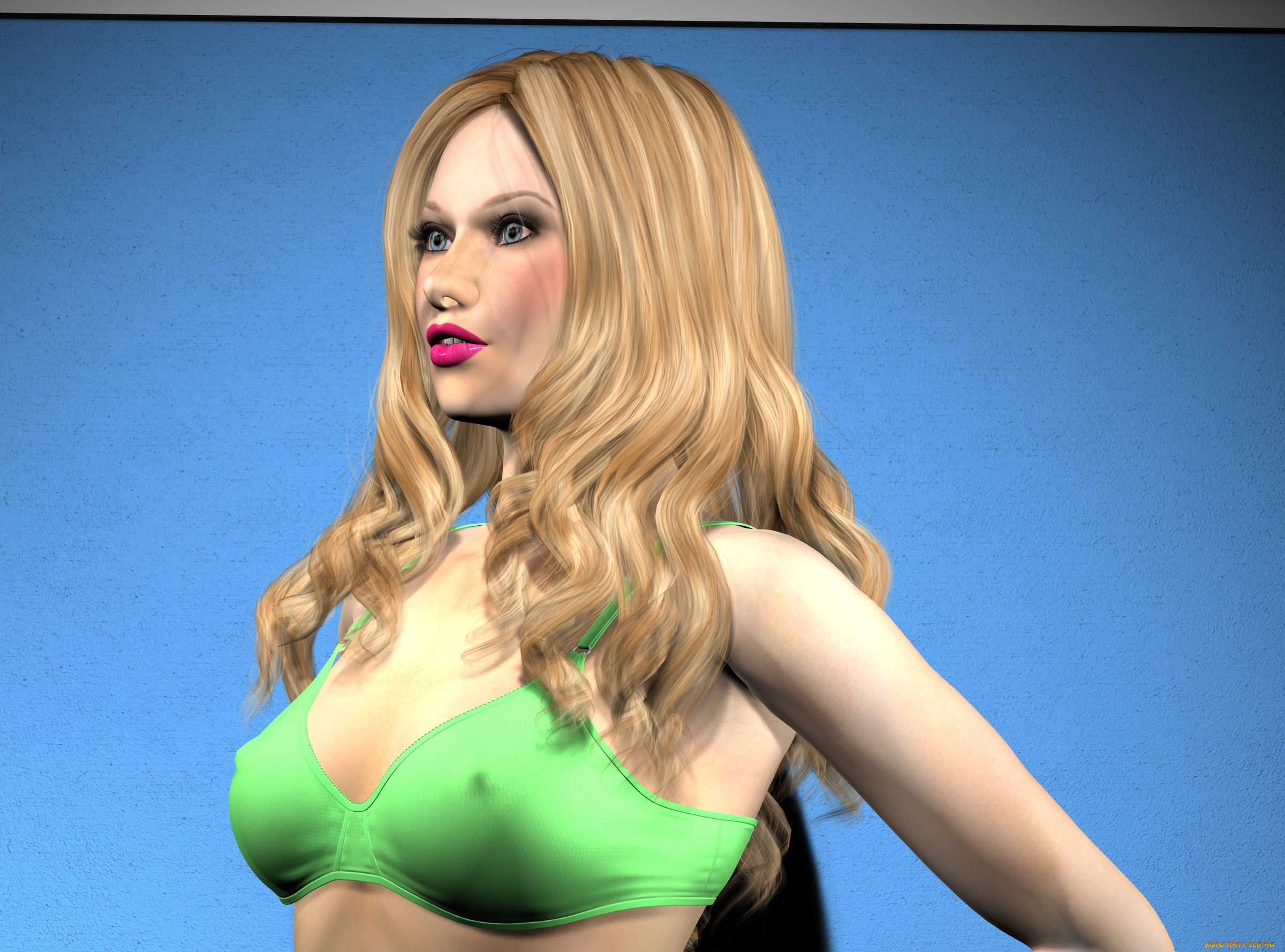 3д, графика, люди, , people, фон, взгляд, девушка