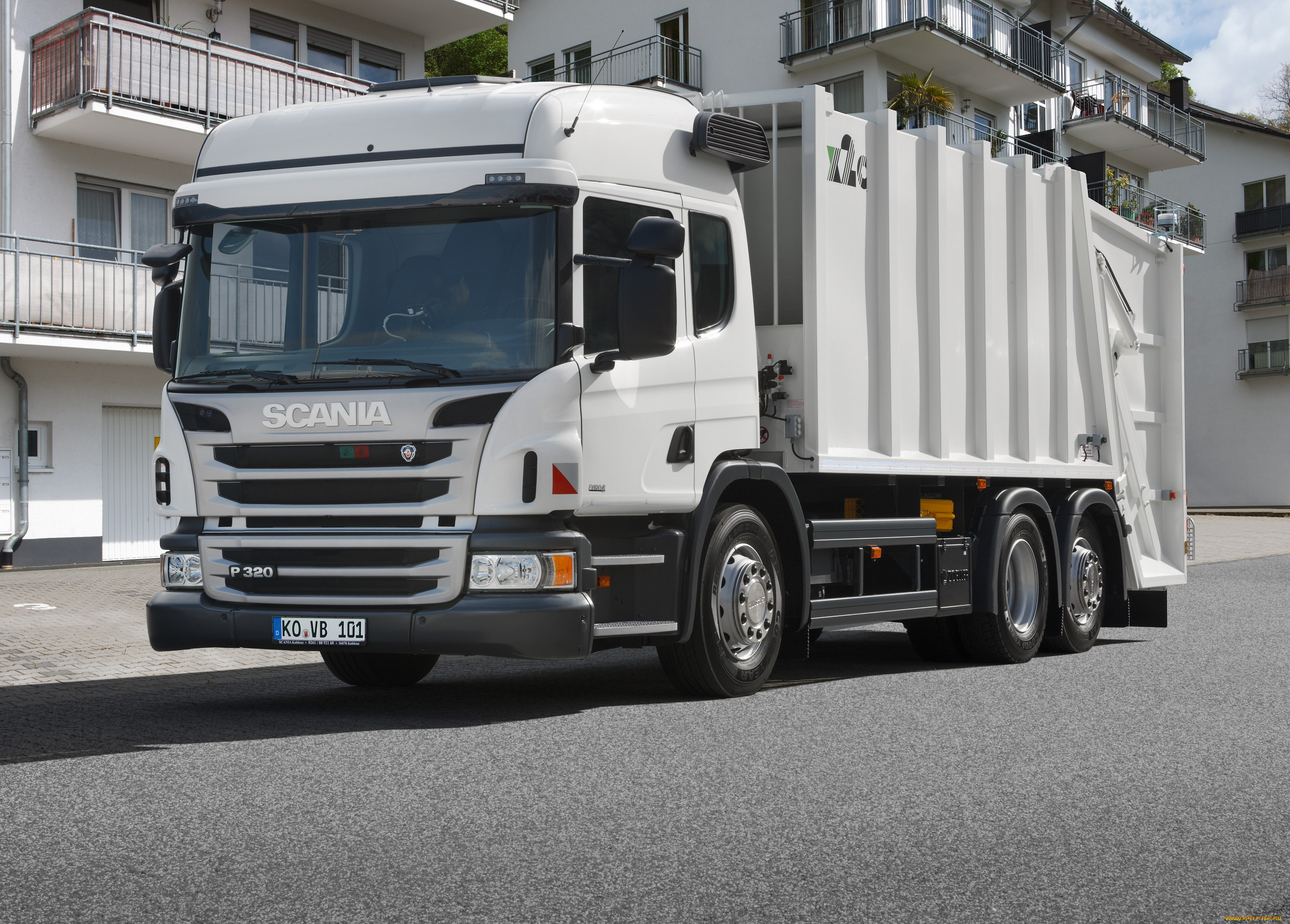 автомобили, мусоровозы, p320, rolloffcon, scania