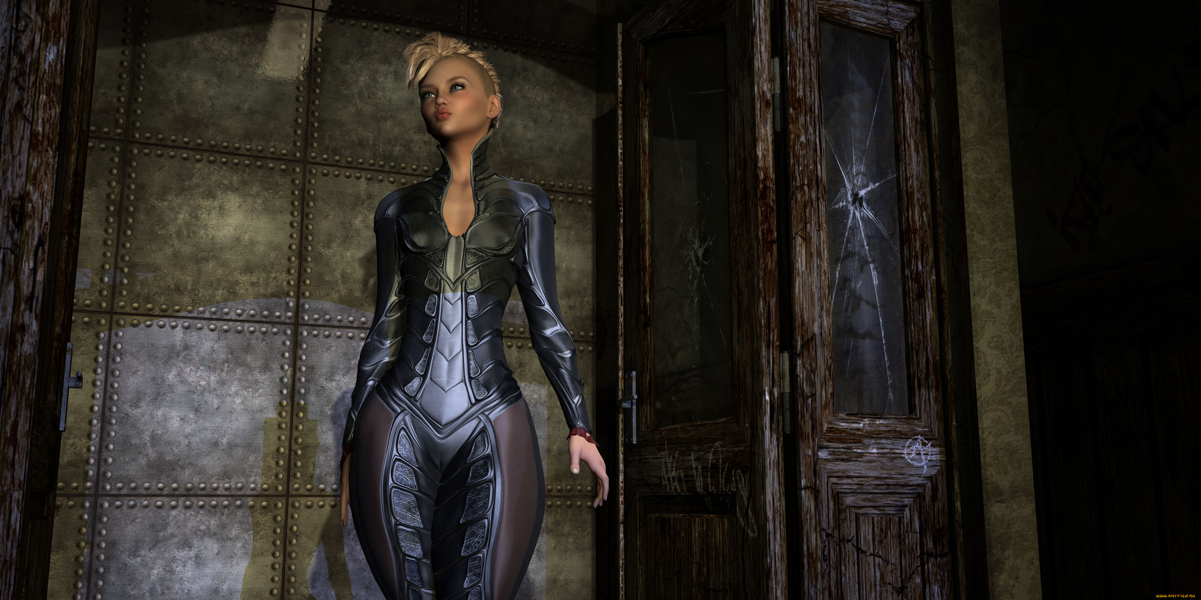 3д, графика, люди, , people, девушка, взгляд, фон